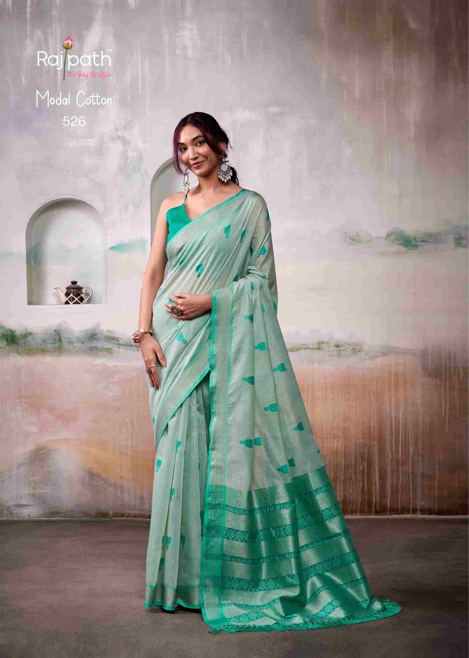 Aqua Silk By Rajpath 526