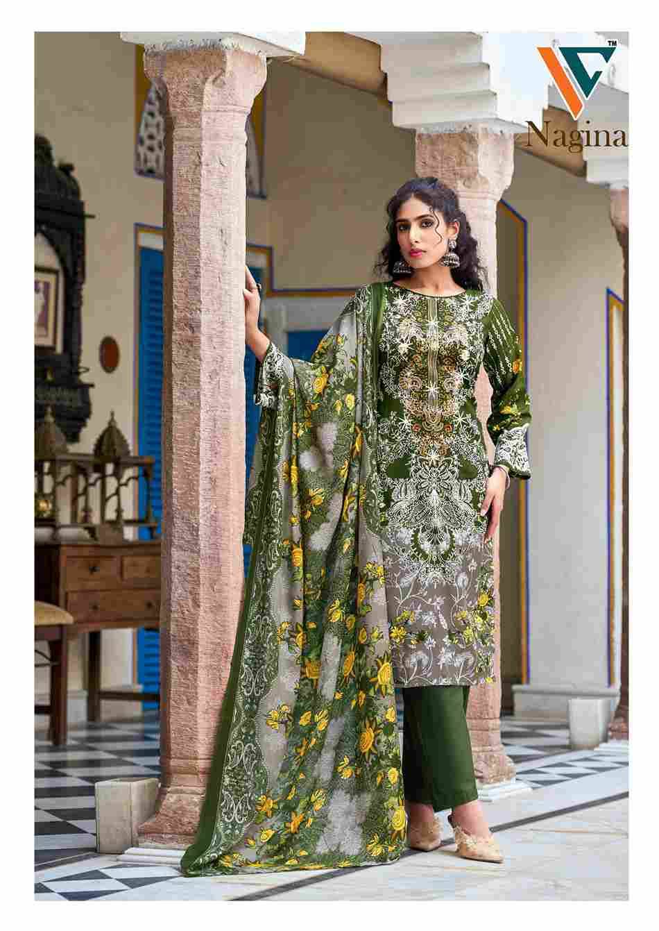 Nagina Vol-5 By Vandana Creation 5001 To 5008 Series Beautiful Festive Suits Stylish Fancy Colorful Casual Wear & Ethnic Wear Cotton Print Dresses At Wholesale Price
