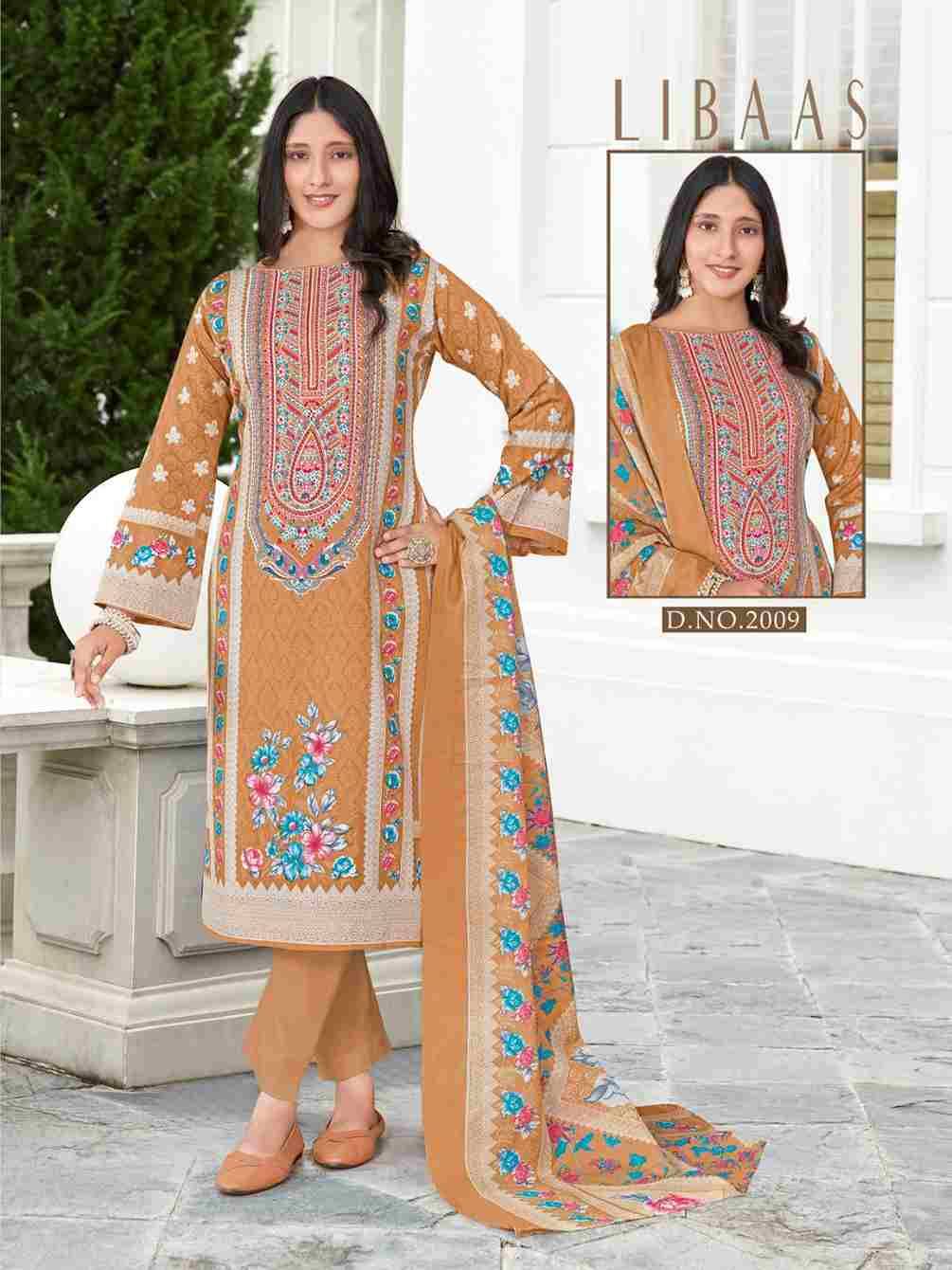 Libaas Vol-2 By Ganesha 2007 To 2012 Series Beautiful Festive Suits Stylish Fancy Colorful Party Wear & Occasional Wear Pure Cotton Dresses At Wholesale Price