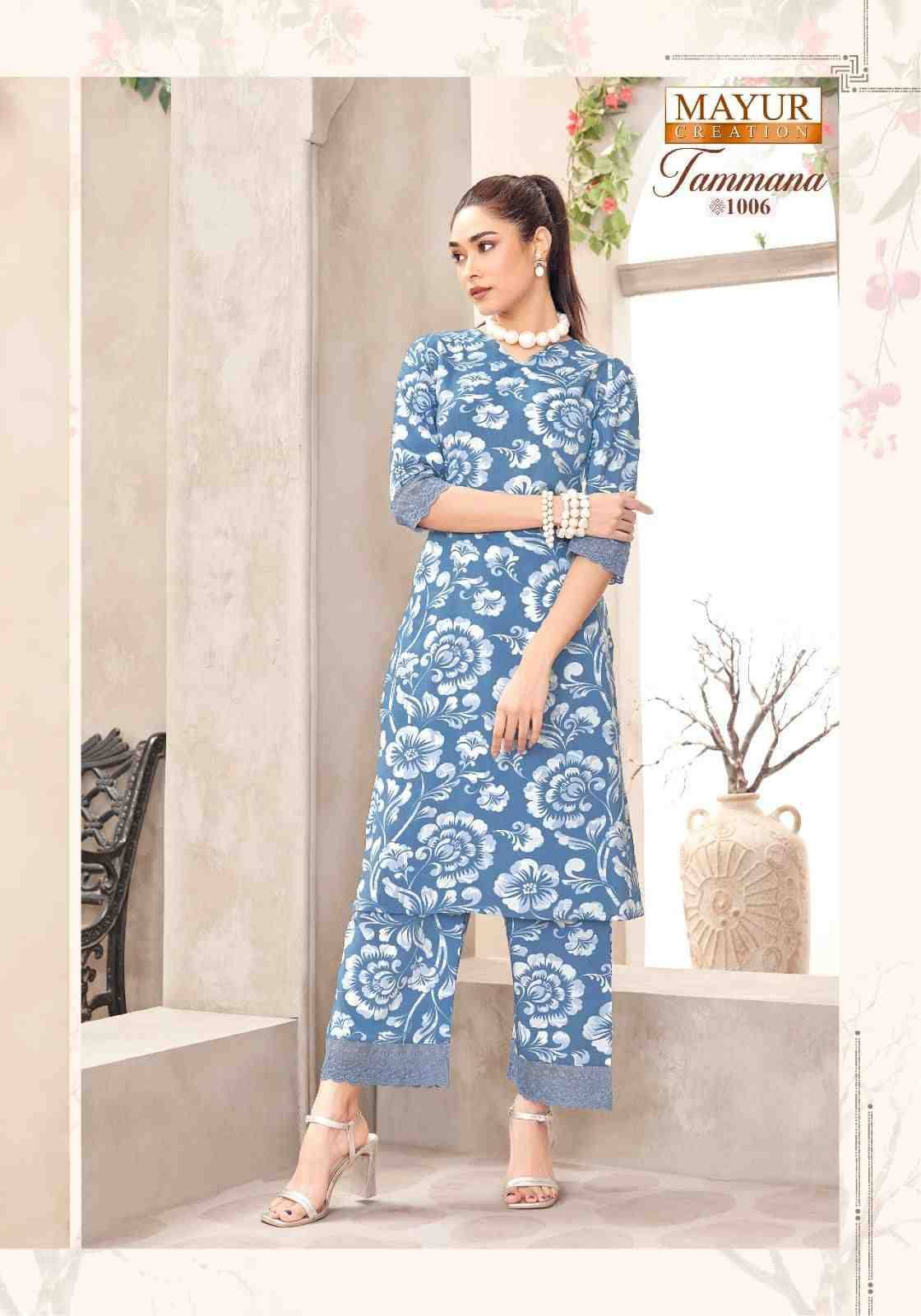 Tamanna Vol-1 By Mayur Creation 1001 To 1010 Series Designer Stylish Fancy Colorful Beautiful Party Wear & Ethnic Wear Collection Heavy Rayon Co-Ords At Wholesale Price