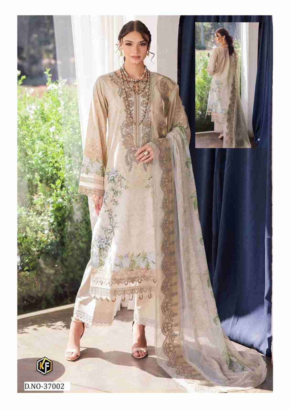 Maria.B. Vol-37 By Keval Fab 37001 To 37006 Series Beautiful Stylish Festive Suits Fancy Colorful Casual Wear & Ethnic Wear & Ready To Wear Heavy Cotton Print Dresses At Wholesale Price