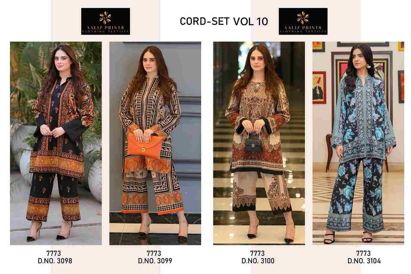 Cord Set Vol-10 By Aaliz Prints Designer Stylish Fancy Colorful Beautiful Party Wear & Ethnic Wear Collection Lawn Print Co-Ord At Wholesale Price