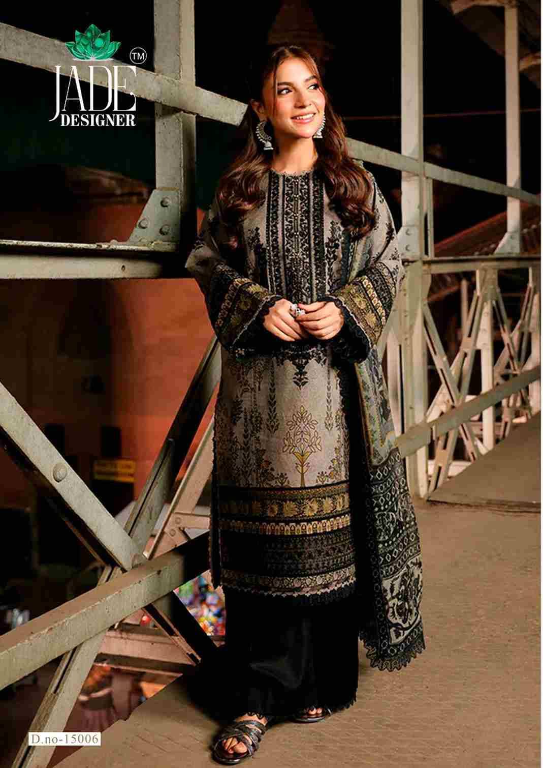 Crimsons Vol-15 By Jade 15001 To 15006 Series Beautiful Festive Suits Colorful Stylish Fancy Casual Wear & Ethnic Wear Pure Cambric Cotton Embroidered Dresses At Wholesale Price