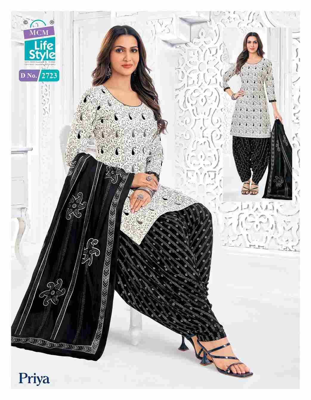Priya Vol-27 By MCM Lifestyle 2700 To 2723 Series Beautiful Festive Suits Stylish Fancy Colorful Casual Wear & Ethnic Wear Pure Cotton Print Dresses At Wholesale Price