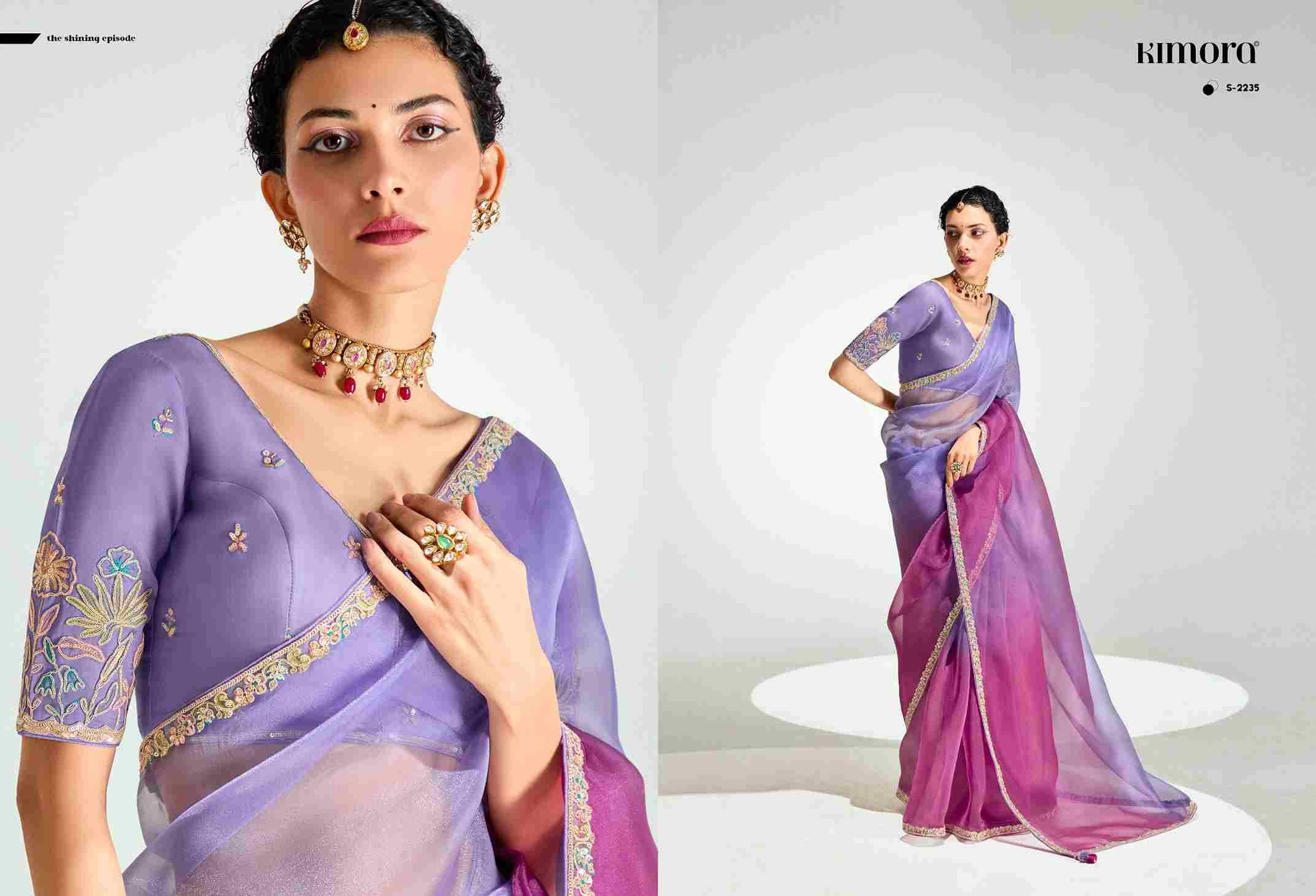 Rangrez By Kimora Fashion 2231 To 2245 Series Indian Traditional Wear Collection Beautiful Stylish Fancy Colorful Party Wear & Occasional Wear Organza Sarees At Wholesale Price