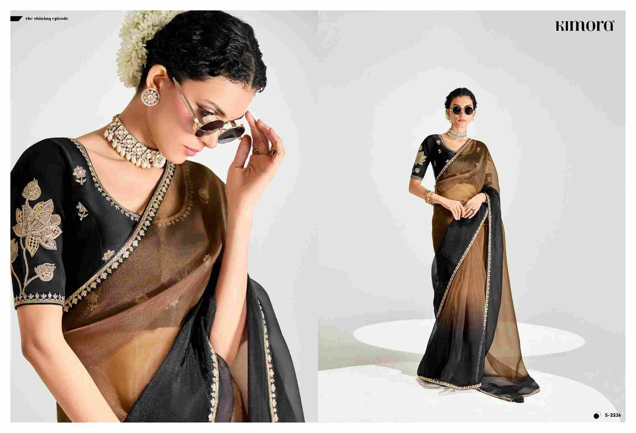 Rangrez By Kimora Fashion 2231 To 2245 Series Indian Traditional Wear Collection Beautiful Stylish Fancy Colorful Party Wear & Occasional Wear Organza Sarees At Wholesale Price