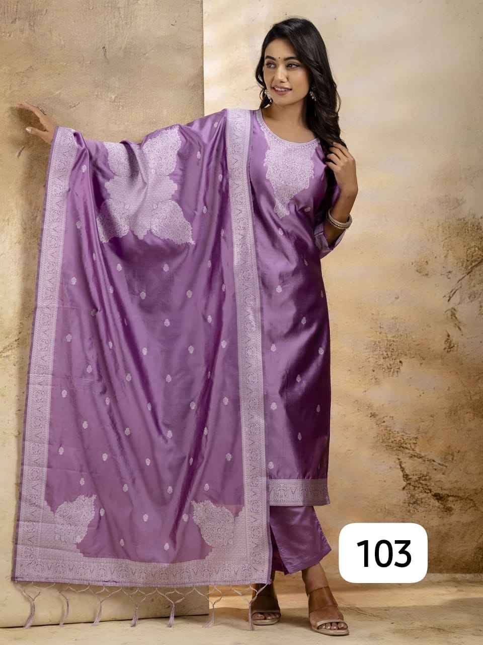 Zarina By PC 101 To 112 Series Festive Suits Beautiful Fancy Colorful Stylish Party Wear & Occasional Wear Cotton/Chanderi Silk Dresses At Wholesale Price