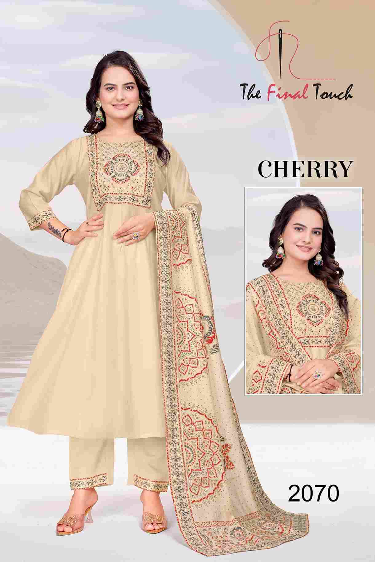 Cherry By The Final Touch 2068 To 2075 Series Designer Festive Suits Beautiful Stylish Fancy Colorful Party Wear & Occasional Wear Roman Dresses At Wholesale Price