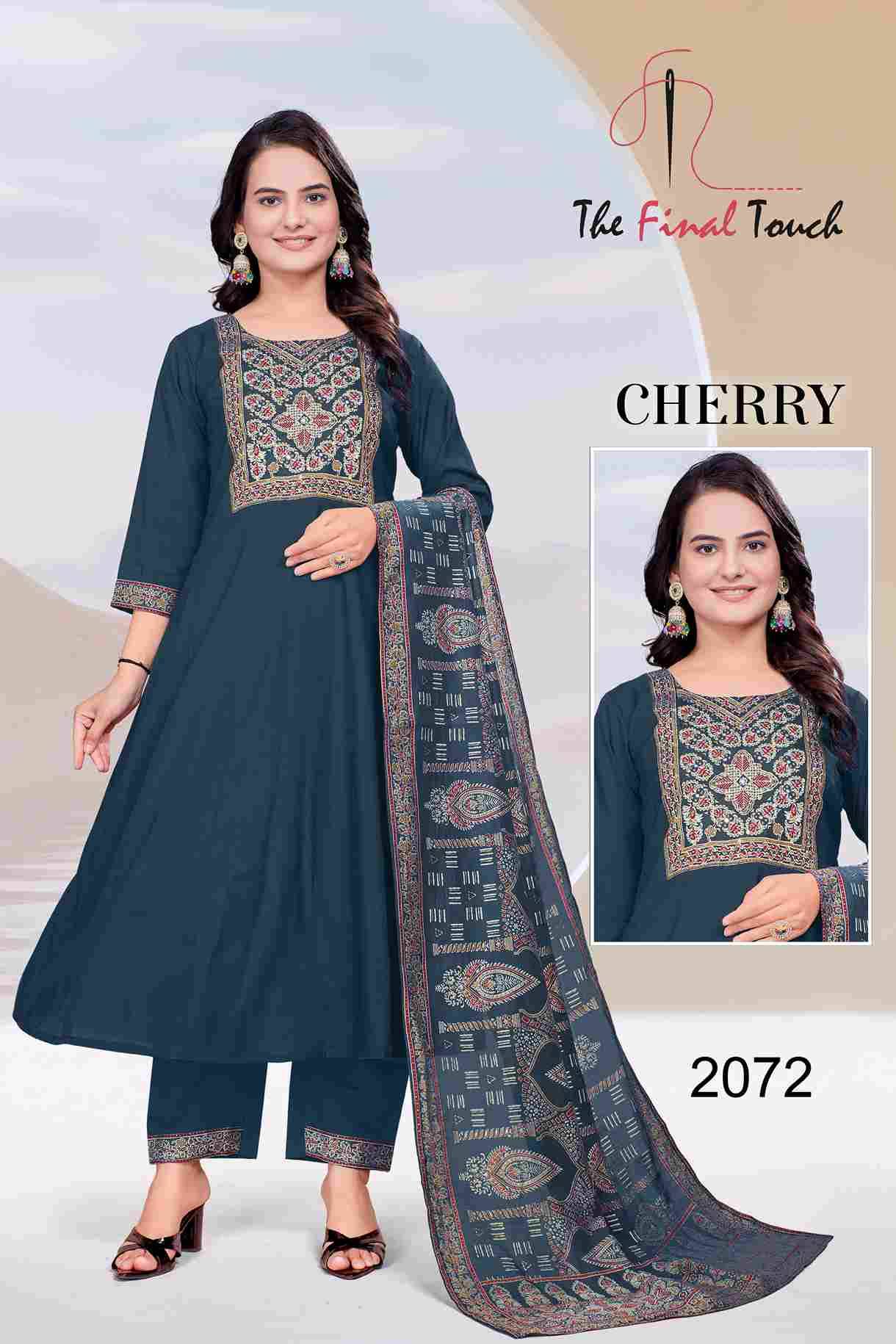 Cherry By The Final Touch 2068 To 2075 Series Designer Festive Suits Beautiful Stylish Fancy Colorful Party Wear & Occasional Wear Roman Dresses At Wholesale Price