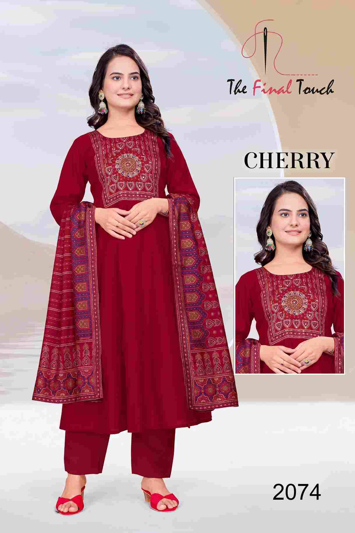 Cherry By The Final Touch 2068 To 2075 Series Designer Festive Suits Beautiful Stylish Fancy Colorful Party Wear & Occasional Wear Roman Dresses At Wholesale Price