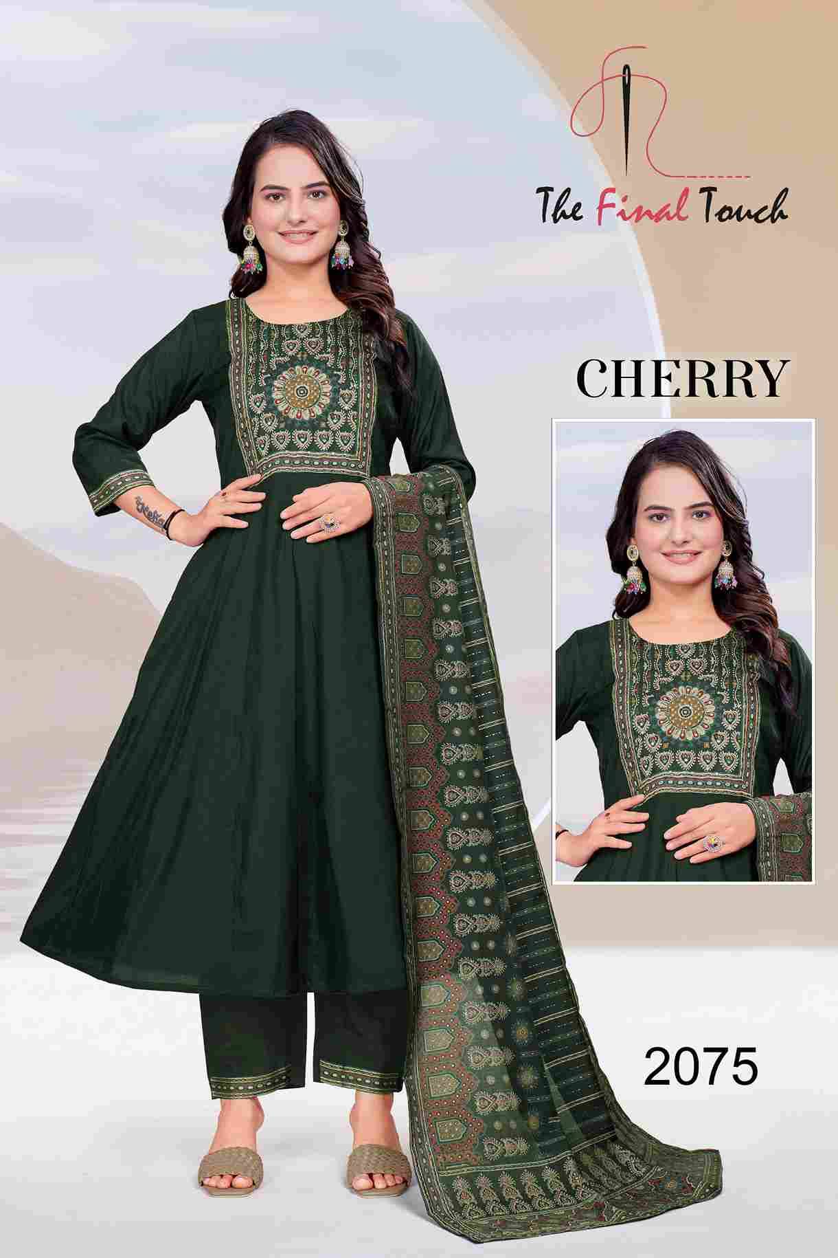 Cherry By The Final Touch 2068 To 2075 Series Designer Festive Suits Beautiful Stylish Fancy Colorful Party Wear & Occasional Wear Roman Dresses At Wholesale Price