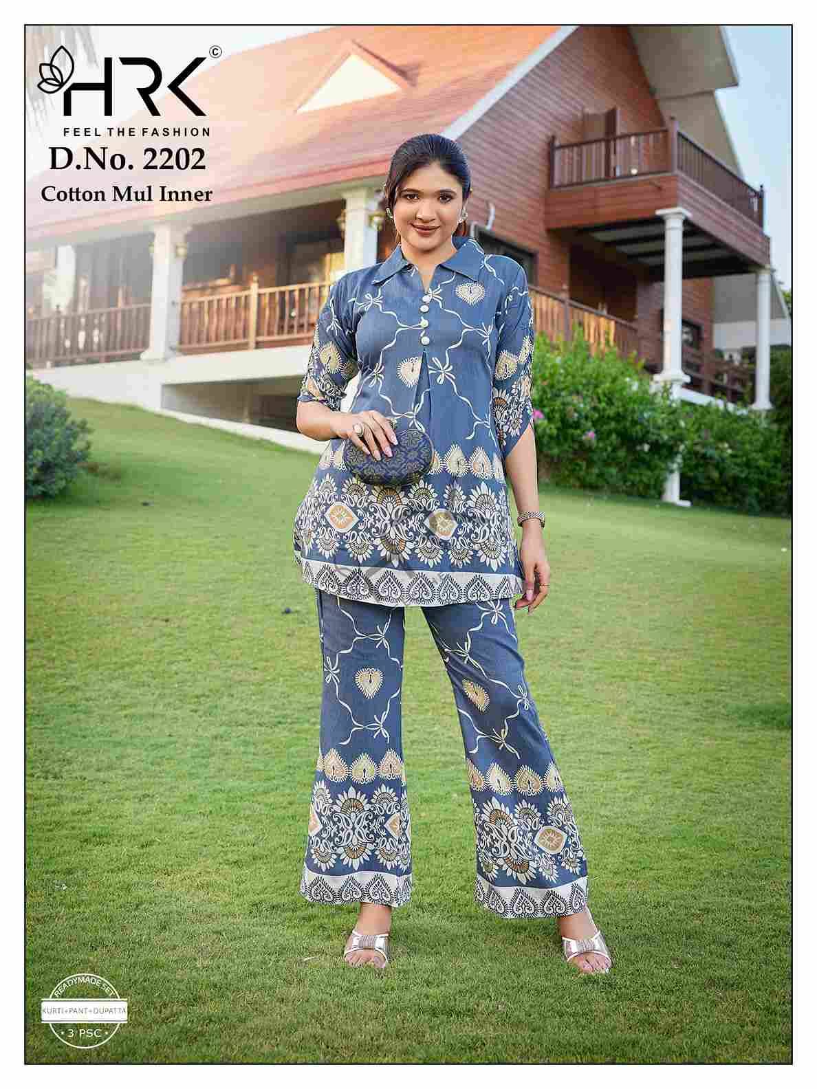2202 By HRK 2202-A To 2202-D Series Designer Stylish Fancy Colorful Beautiful Party Wear & Ethnic Wear Collection Viscose Co-Ord At Wholesale Price