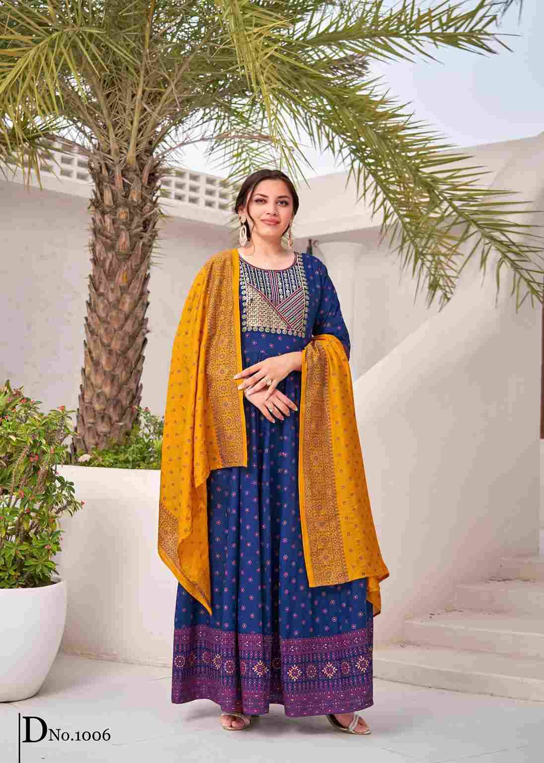 Rang Leela By Fashid Wholesale 1001 To 1008 Series Designer Stylish Fancy Colorful Beautiful Party Wear & Ethnic Wear Collection Rayon Gowns With Dupatta At Wholesale Price