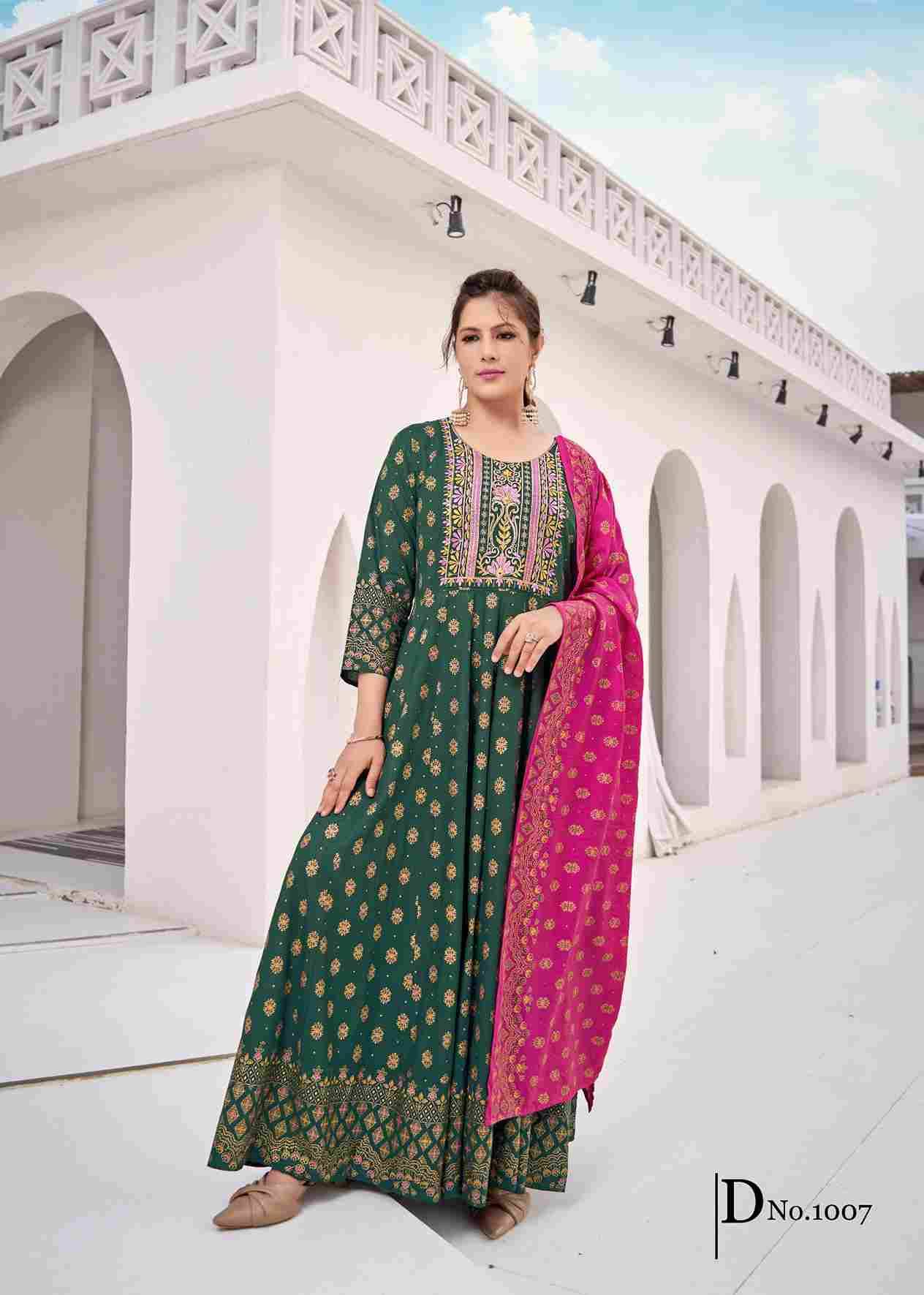 Rang Leela By Fashid Wholesale 1001 To 1008 Series Designer Stylish Fancy Colorful Beautiful Party Wear & Ethnic Wear Collection Rayon Gowns With Dupatta At Wholesale Price