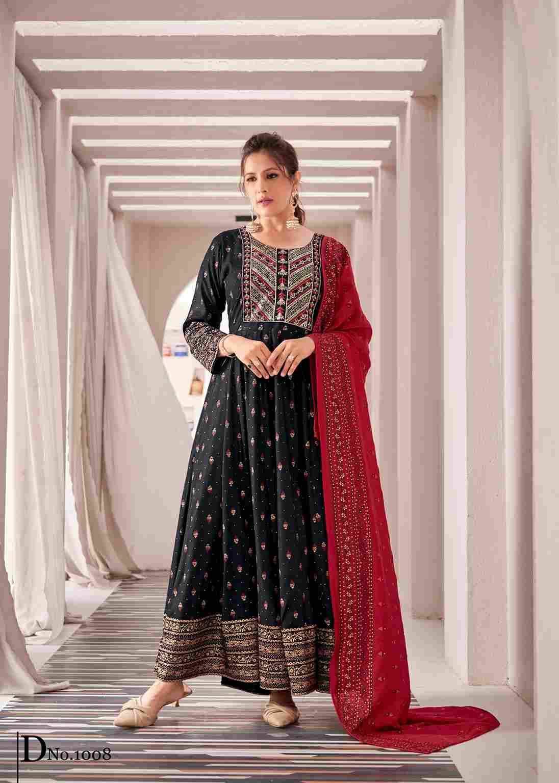 Rang Leela By Fashid Wholesale 1001 To 1008 Series Designer Stylish Fancy Colorful Beautiful Party Wear & Ethnic Wear Collection Rayon Gowns With Dupatta At Wholesale Price