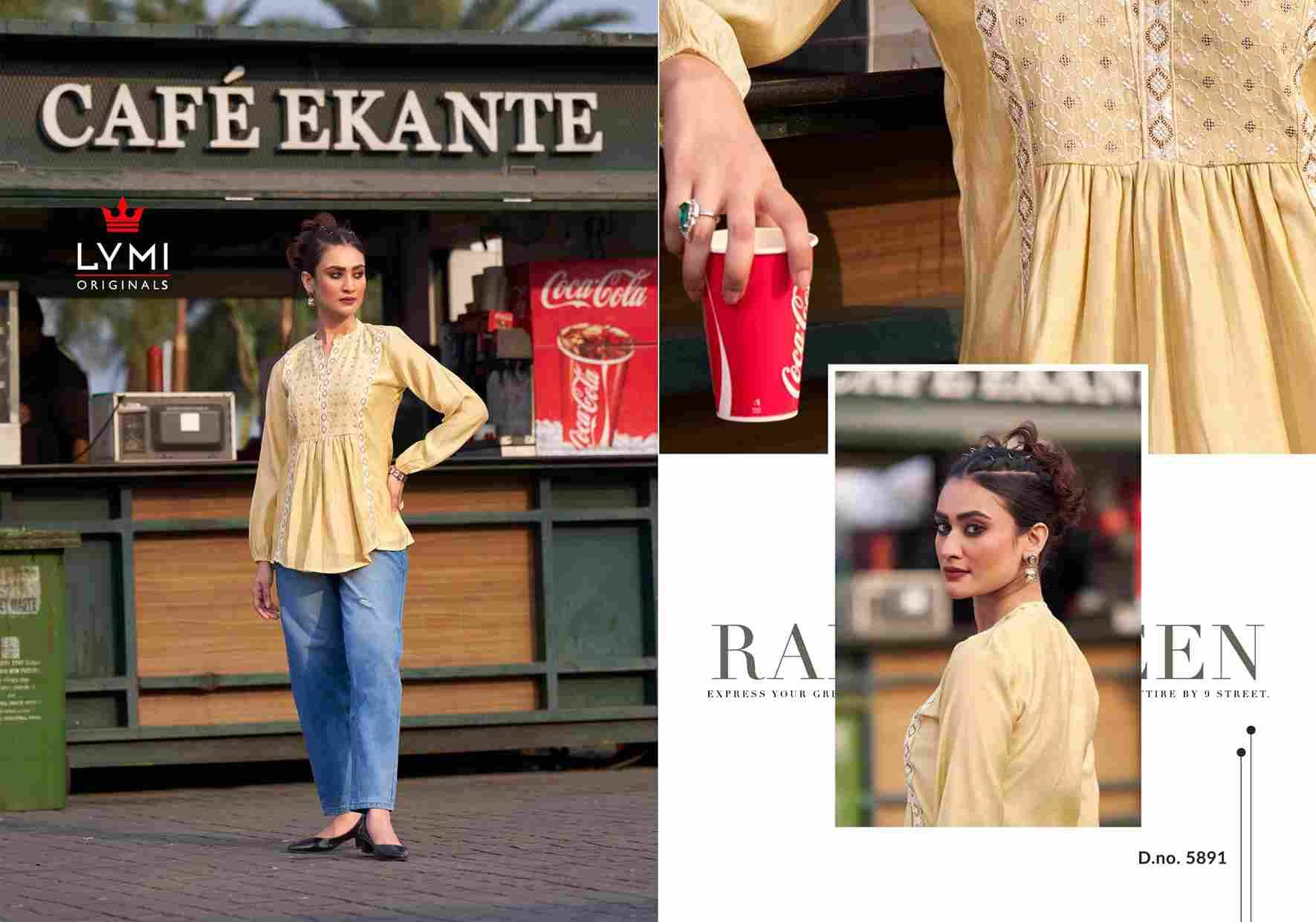 Legacy By Lymi Original 5891 To 5896 Series Designer Stylish Fancy Colorful Beautiful Party Wear & Ethnic Wear Collection Silk Tops At Wholesale Price
