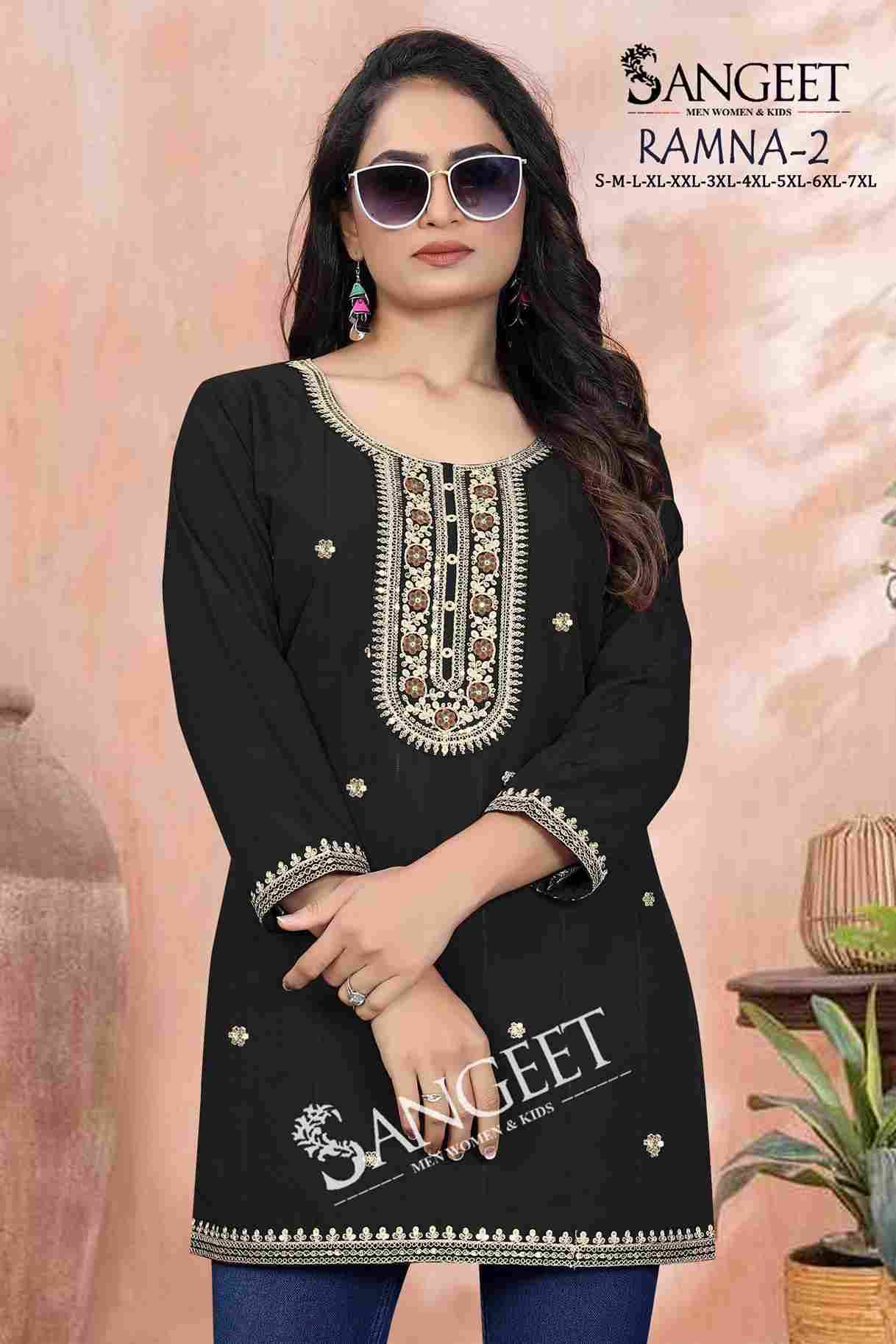 Ramna Vol-2 By Sangeet 1001 To 1008 Series Designer Stylish Fancy Colorful Beautiful Party Wear & Ethnic Wear Collection Heavy Rayon Kurtis At Wholesale Price