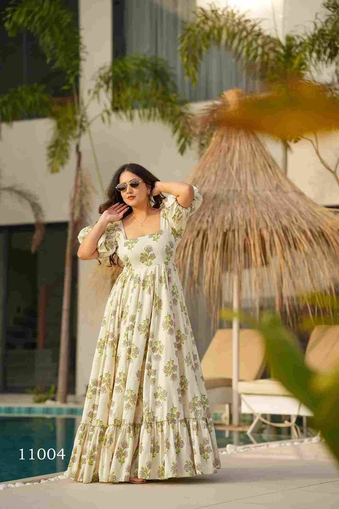 Clora Vol-11 By Fashid Wholesale 11001 To 11007 Series Beautiful Stylish Fancy Colorful Casual Wear & Ethnic Wear Rayon Gowns With Dupatta At Wholesale Price