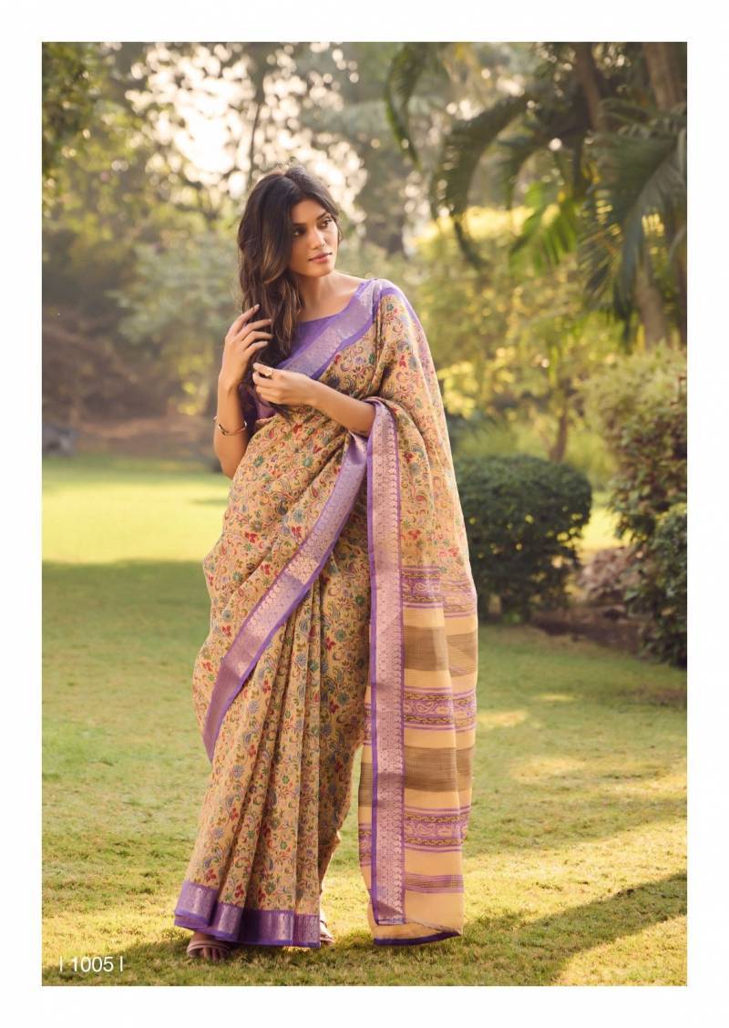 Sugandha By Sr 1001 To 1010 Series Indian Traditional Wear Collection Beautiful Stylish Fancy Colorful Party Wear & Occasional Wear Soft Cotton Sarees At Wholesale Price