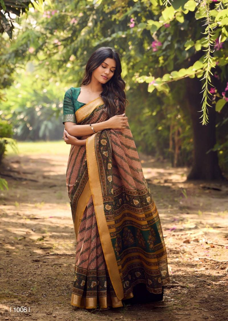 Sugandha By Sr 1001 To 1010 Series Indian Traditional Wear Collection Beautiful Stylish Fancy Colorful Party Wear & Occasional Wear Soft Cotton Sarees At Wholesale Price