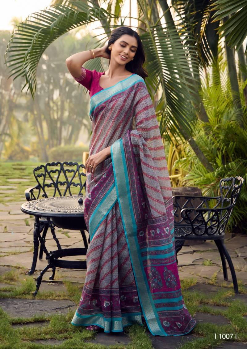Sugandha By Sr 1001 To 1010 Series Indian Traditional Wear Collection Beautiful Stylish Fancy Colorful Party Wear & Occasional Wear Soft Cotton Sarees At Wholesale Price