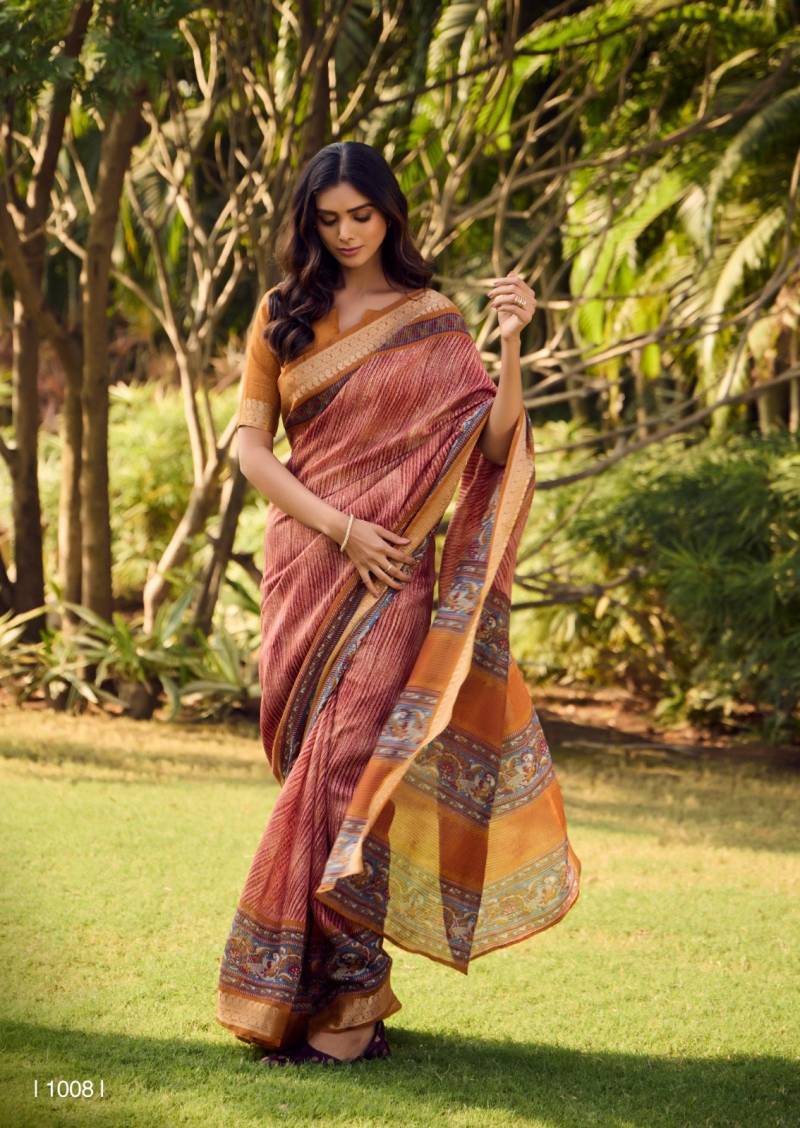 Sugandha By Sr 1001 To 1010 Series Indian Traditional Wear Collection Beautiful Stylish Fancy Colorful Party Wear & Occasional Wear Soft Cotton Sarees At Wholesale Price