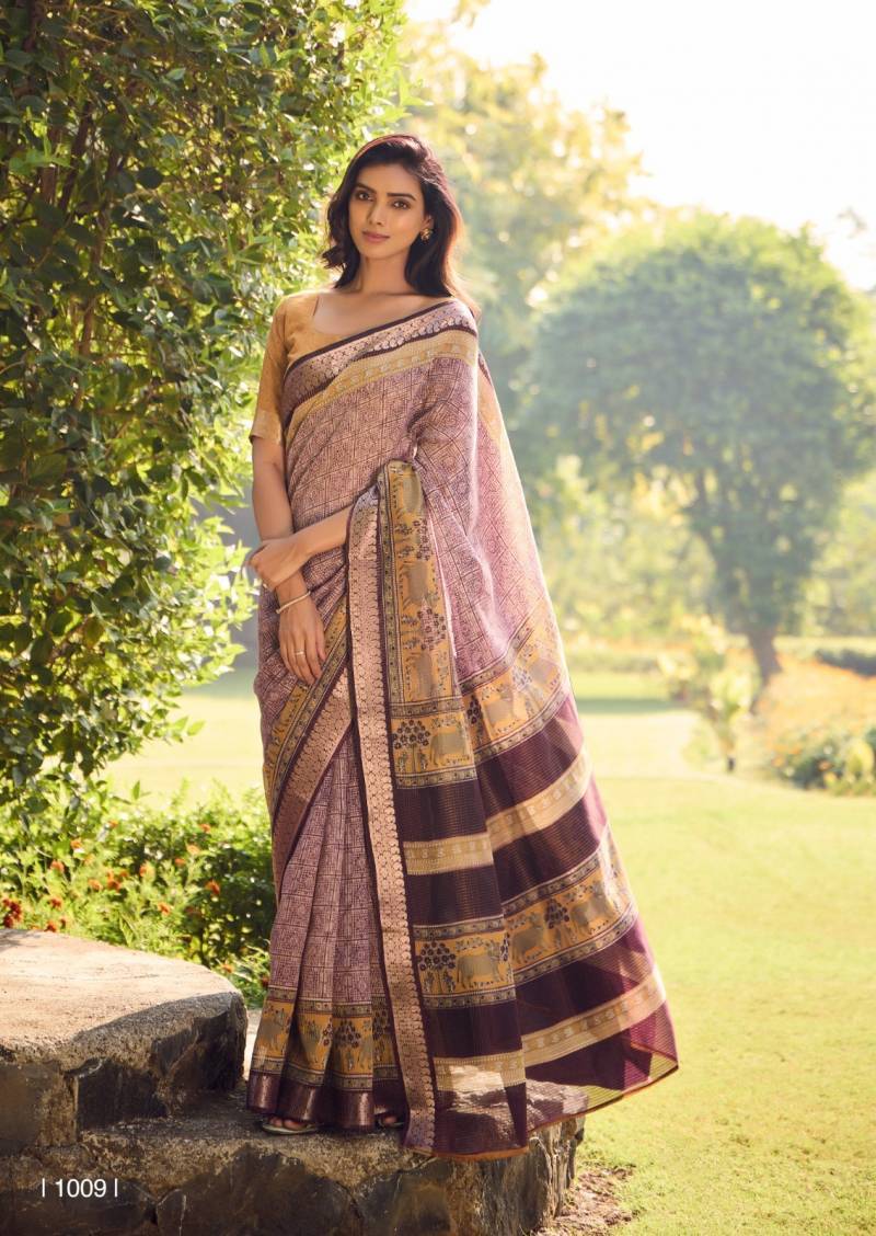 Sugandha By Sr 1001 To 1010 Series Indian Traditional Wear Collection Beautiful Stylish Fancy Colorful Party Wear & Occasional Wear Soft Cotton Sarees At Wholesale Price