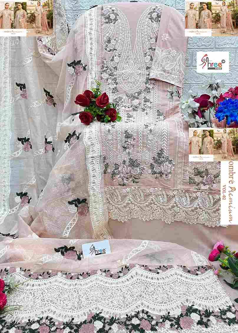 Ombre Premium Vol-2 By Shree Fabs 3961 To 3966 Series Designer Pakistani Suits Collection Beautiful Stylish Fancy Colorful Party Wear & Ethnic Wear Pure Viscose With Pure Cotton With Embroidery Dresses At Wholesale Price