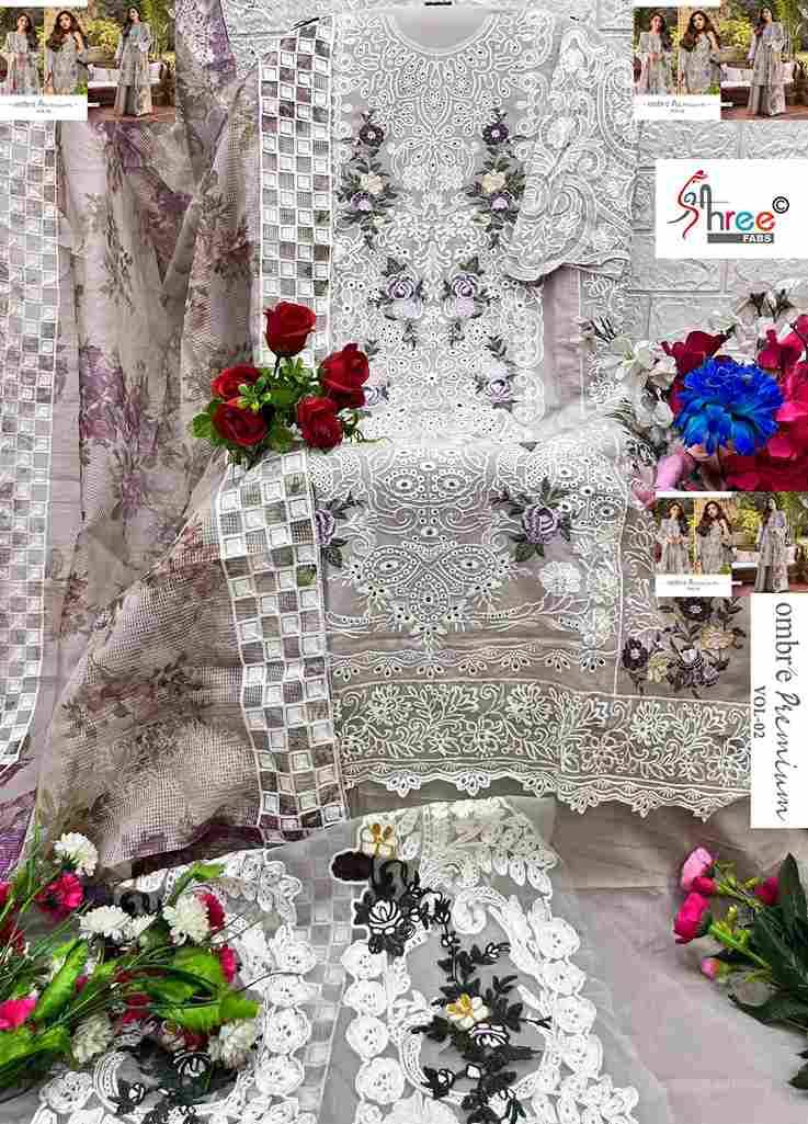 Ombre Premium Vol-2 By Shree Fabs 3961 To 3966 Series Designer Pakistani Suits Collection Beautiful Stylish Fancy Colorful Party Wear & Ethnic Wear Pure Viscose With Pure Cotton With Embroidery Dresses At Wholesale Price