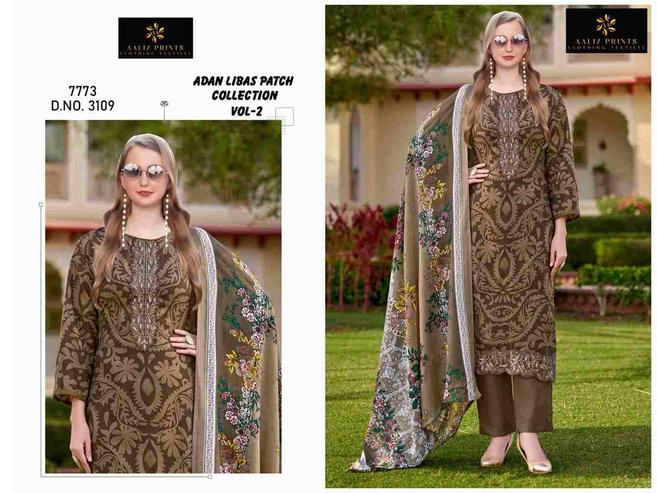 Adan Libas Patch Collection By Aaliz Prints 3105 To 3112 Series Beautiful Festive Pakistani Suits Stylish Fancy Colorful Casual Wear & Ethnic Wear Soft Cotton Digital Print Dresses At Wholesale Price