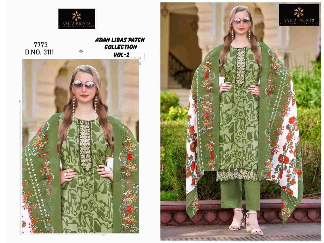 Adan Libas Patch Collection By Aaliz Prints 3105 To 3112 Series Beautiful Festive Pakistani Suits Stylish Fancy Colorful Casual Wear & Ethnic Wear Soft Cotton Digital Print Dresses At Wholesale Price