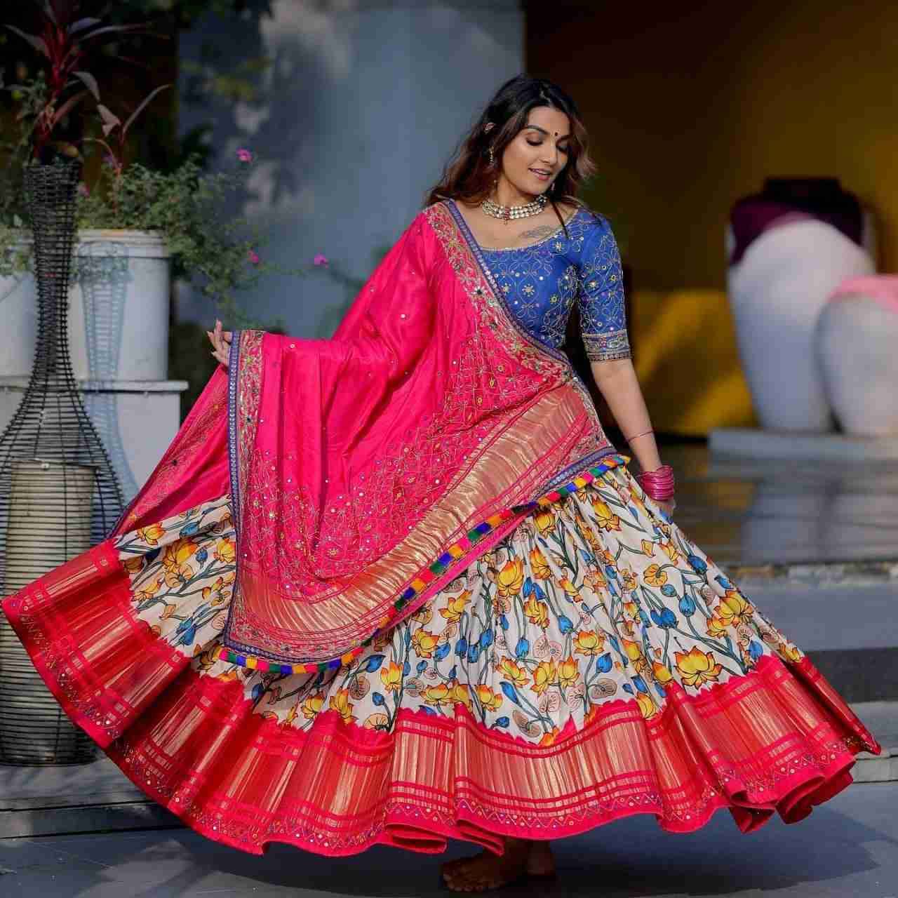 Pc-06 By Fashid Wholesale 01 To 16 Series Wear Collection Beautiful Stylish Colorful Fancy Party Wear & Occasional Wear Pure Dola Tussar Silk Lehengas At Wholesale Price