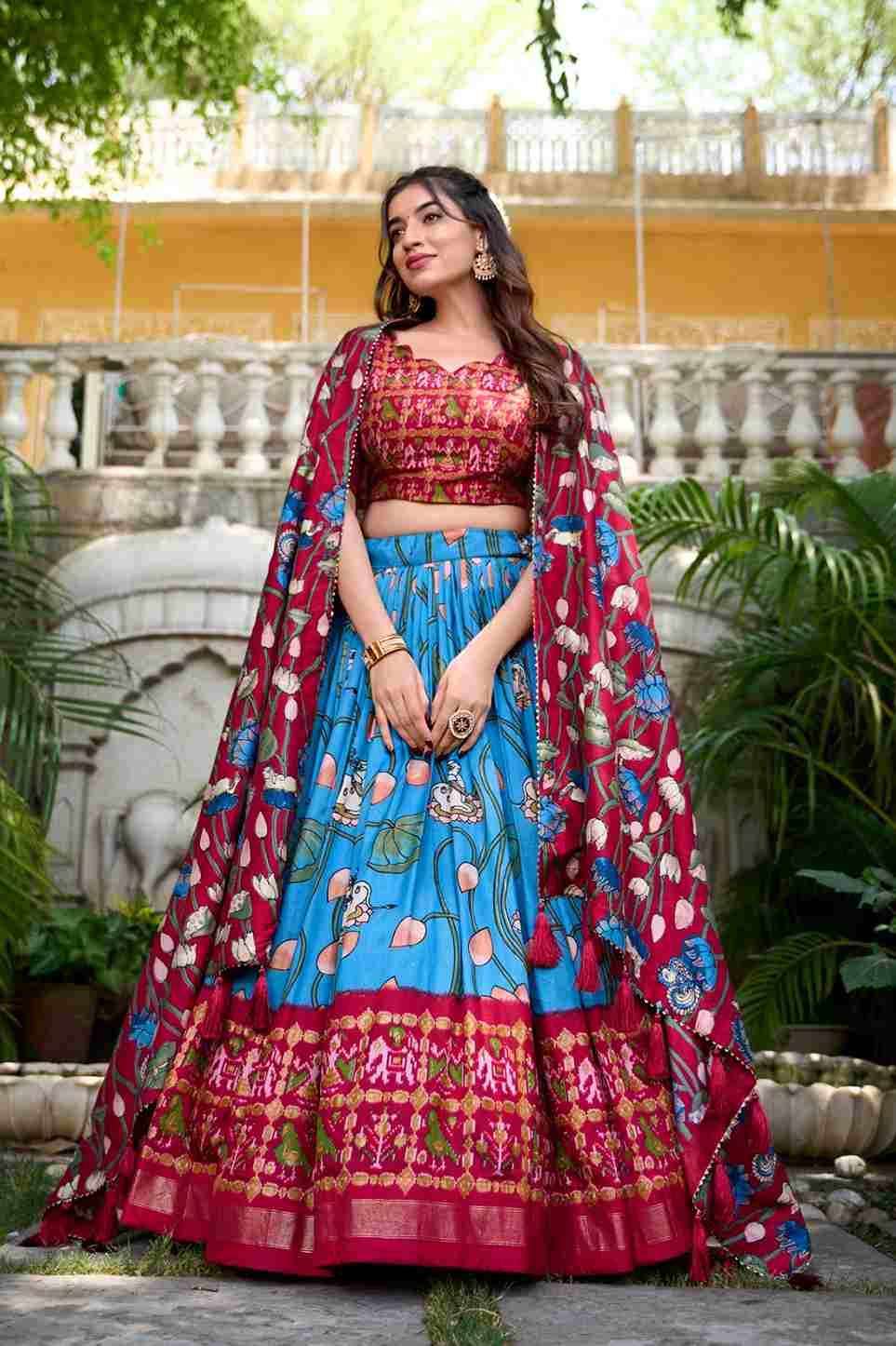 Pc-11 By Fashid Wholesale 01 To 04 Series Wear Collection Beautiful Stylish Colorful Fancy Party Wear & Occasional Wear Pure Dola Tussar Silk Lehengas At Wholesale Price