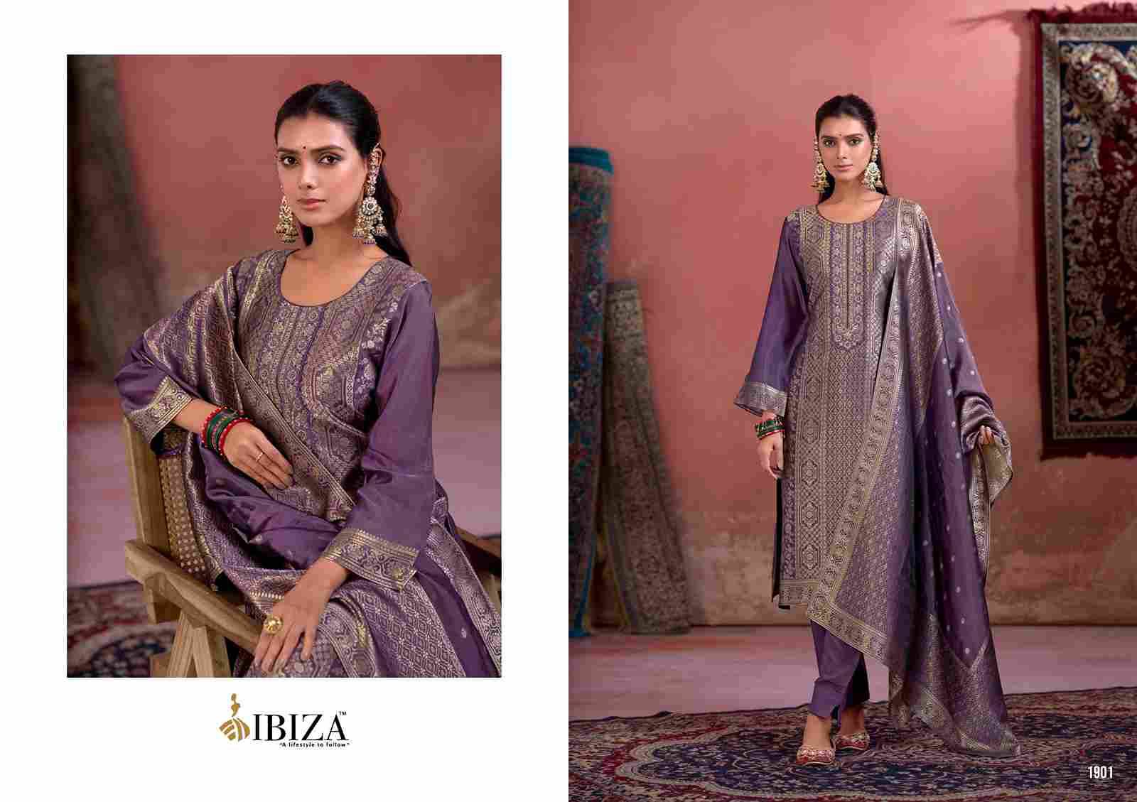 Freya By Ibiza 1901 To 1904 Series Designer Festive Suits Beautiful Fancy Stylish Colorful Party Wear & Occasional Wear Pure Bangalori Silk Jacquard Dresses At Wholesale Price