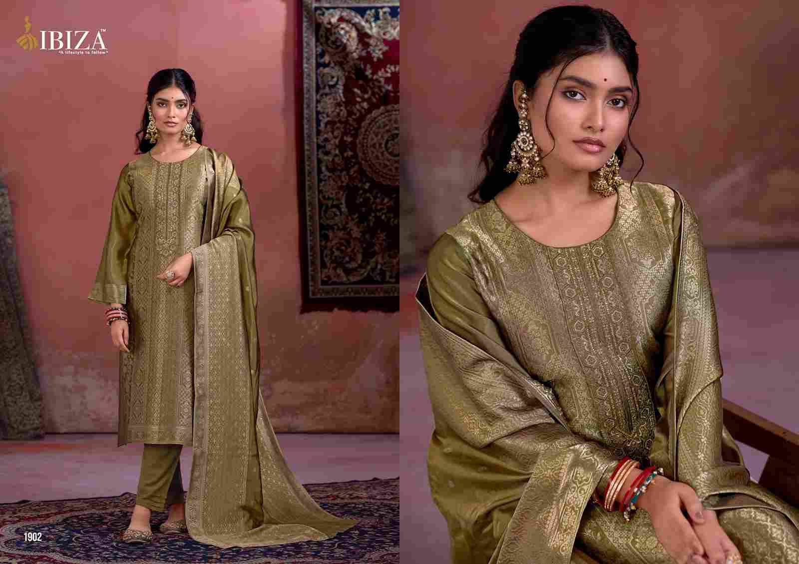 Freya By Ibiza 1901 To 1904 Series Designer Festive Suits Beautiful Fancy Stylish Colorful Party Wear & Occasional Wear Pure Bangalori Silk Jacquard Dresses At Wholesale Price
