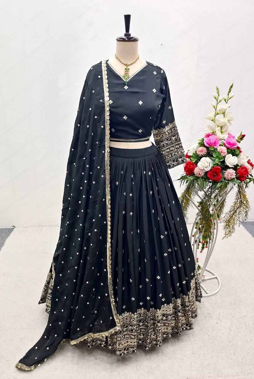 Pc-13 By Fashid Wholesale 01 To 02 Series Wear Collection Beautiful Stylish Colorful Fancy Party Wear & Occasional Wear Vichitra Silk Lehengas At Wholesale Price