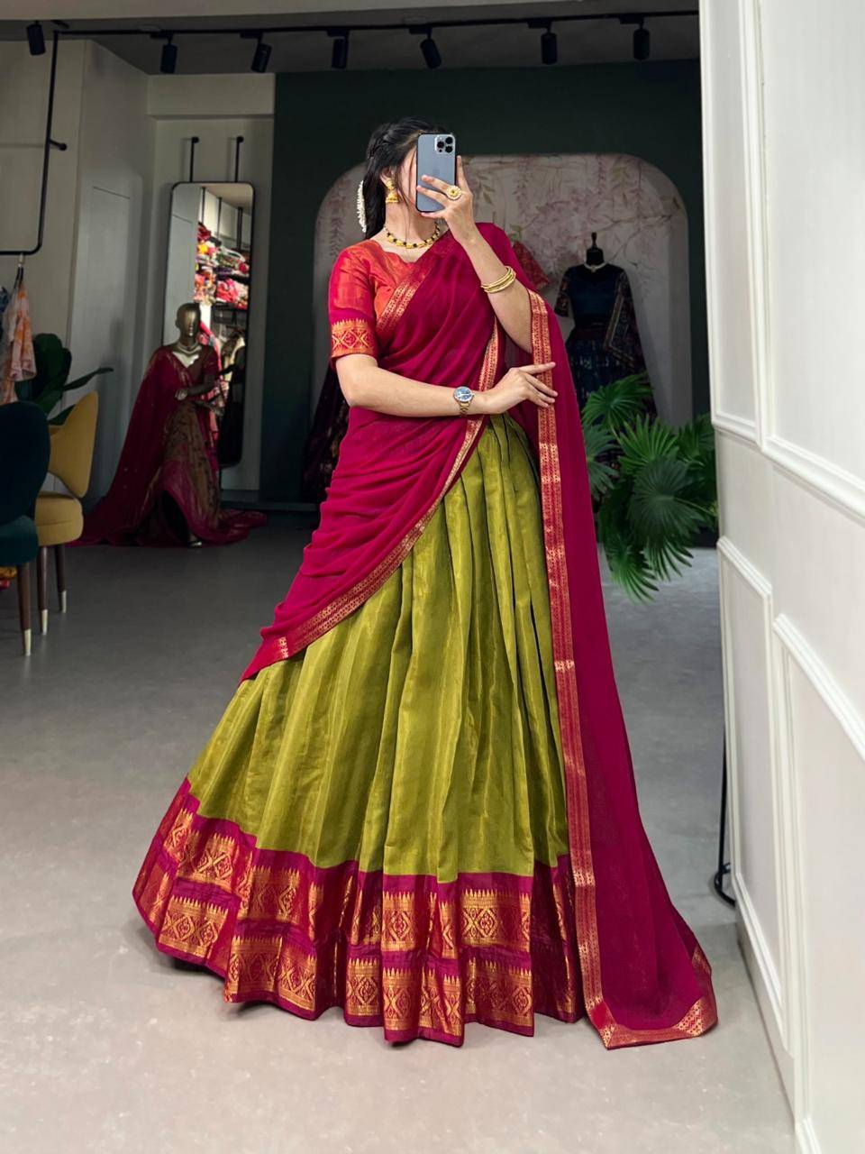 Pc-14 By Fashid Wholesale 01 To 08 Series Wear Collection Beautiful Stylish Colorful Fancy Party Wear & Occasional Wear Poly Cotton Lehengas At Wholesale Price