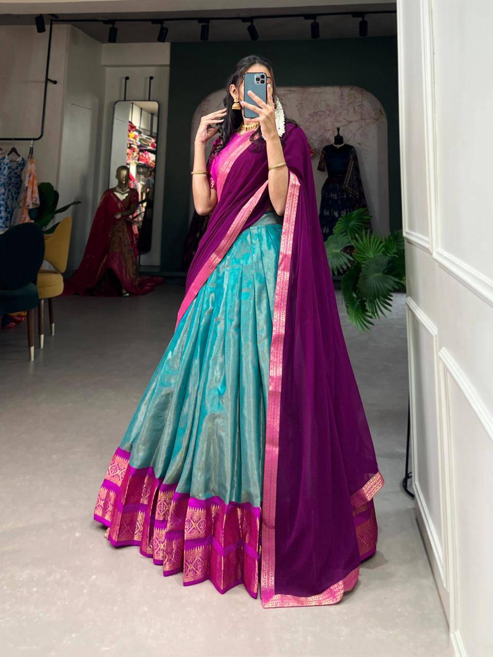 Pc-14 By Fashid Wholesale 01 To 08 Series Wear Collection Beautiful Stylish Colorful Fancy Party Wear & Occasional Wear Poly Cotton Lehengas At Wholesale Price