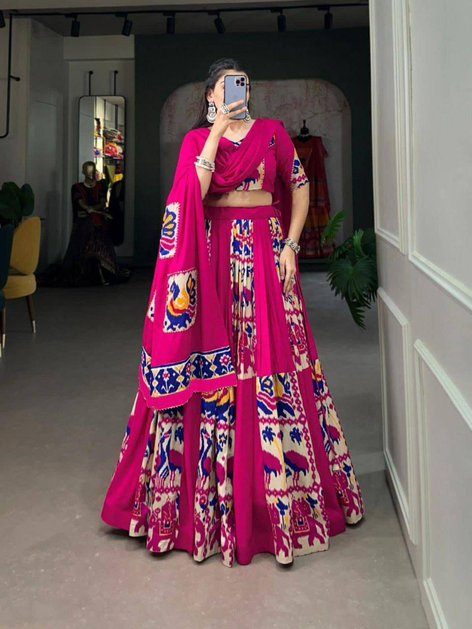 Pc-15 By Fashid Wholesale 01 To 05 Series Wear Collection Beautiful Stylish Colorful Fancy Party Wear & Occasional Wear Pure Dola Tussar Silk Lehengas At Wholesale Price