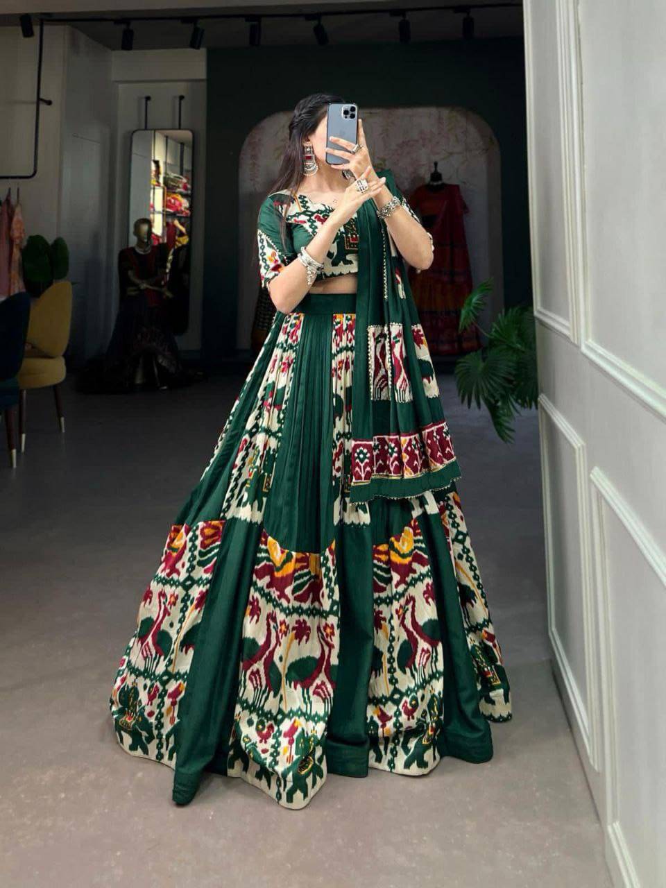 Pc-15 By Fashid Wholesale 01 To 05 Series Wear Collection Beautiful Stylish Colorful Fancy Party Wear & Occasional Wear Pure Dola Tussar Silk Lehengas At Wholesale Price