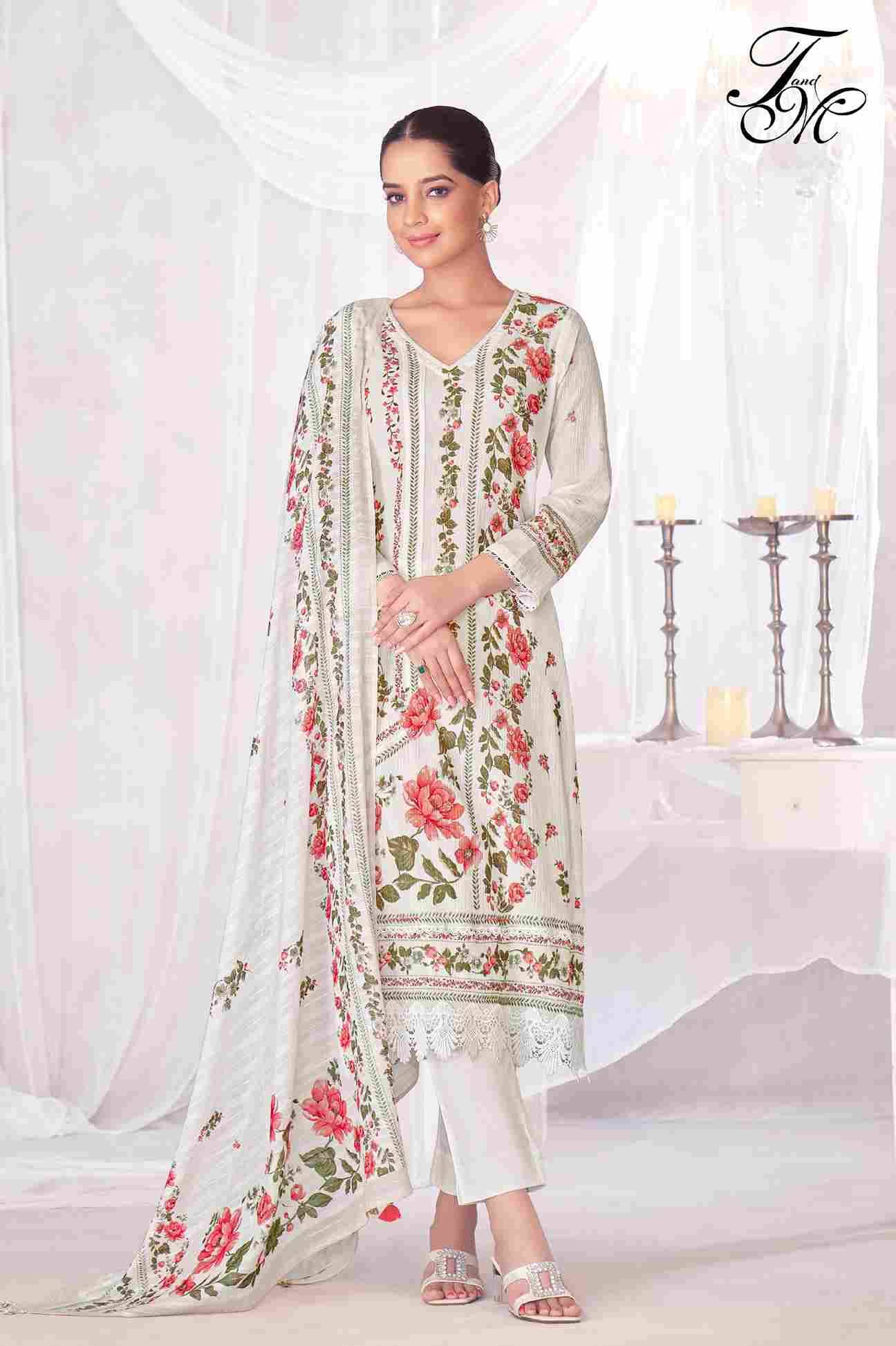 Sandili By T And M Designer Studio Beautiful Festive Suits Colorful Stylish Fancy Casual Wear & Ethnic Wear Pure Cotton Dresses At Wholesale Price