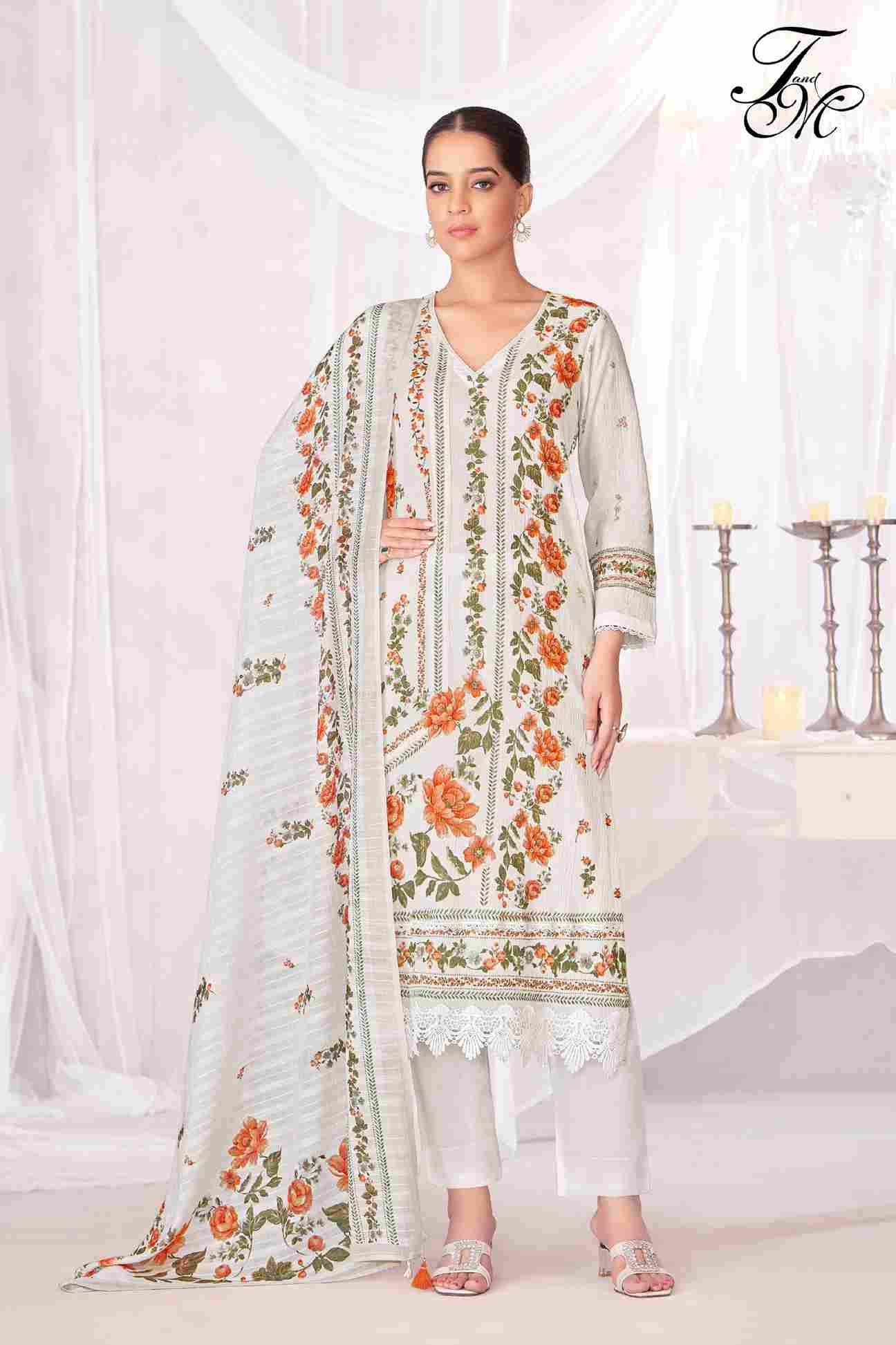 Sandili By T And M Designer Studio Beautiful Festive Suits Colorful Stylish Fancy Casual Wear & Ethnic Wear Pure Cotton Dresses At Wholesale Price
