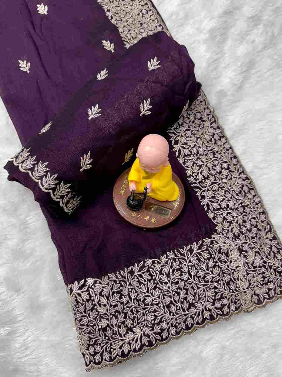 Vs-Rathi By Fashid Wholesale 01 To 03 Series Indian Traditional Wear Collection Beautiful Stylish Fancy Colorful Party Wear & Occasional Wear Vichitra Silk Sarees At Wholesale Price