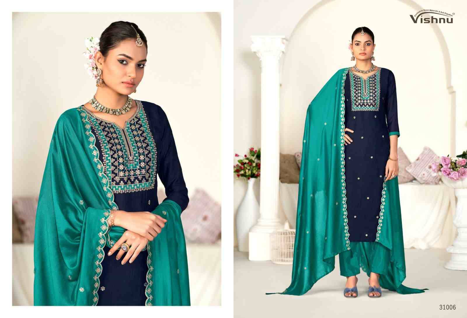 Sanwali Vol-2 By Vishnu 31001 To 31012 Series Beautiful Stylish Festive Suits Fancy Colorful Casual Wear & Ethnic Wear & Ready To Wear Vichitra Silk Print Dresses At Wholesale Price