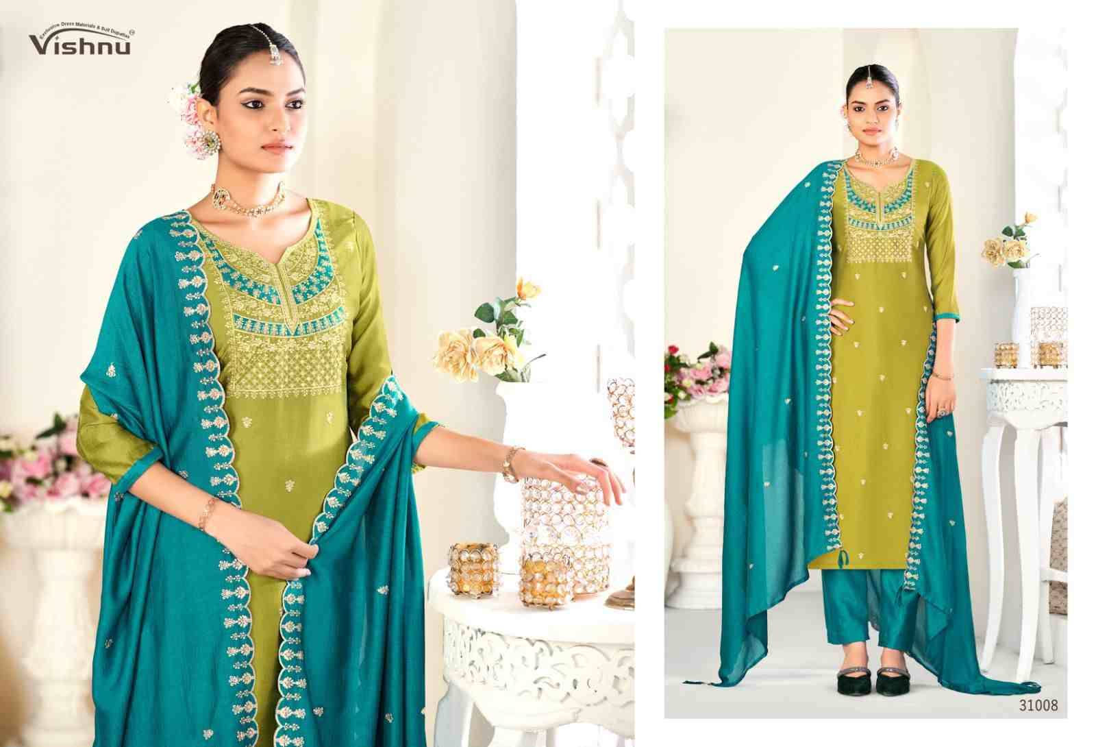 Sanwali Vol-2 By Vishnu 31001 To 31012 Series Beautiful Stylish Festive Suits Fancy Colorful Casual Wear & Ethnic Wear & Ready To Wear Vichitra Silk Print Dresses At Wholesale Price