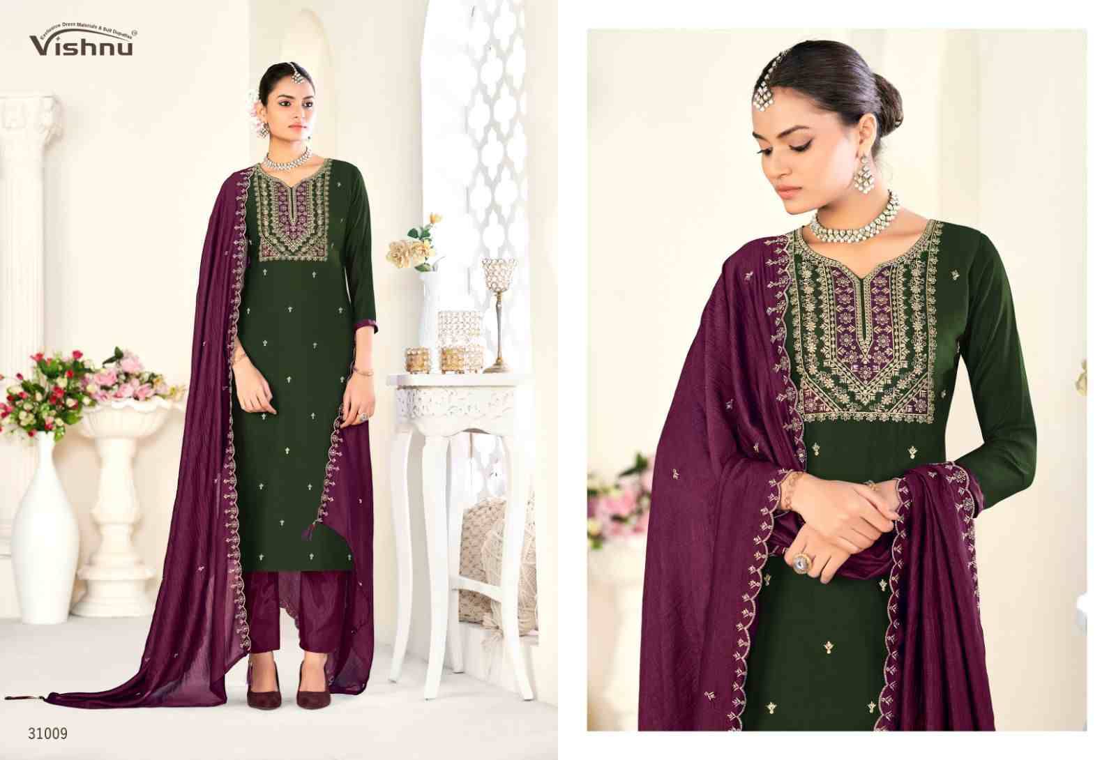 Sanwali Vol-2 By Vishnu 31001 To 31012 Series Beautiful Stylish Festive Suits Fancy Colorful Casual Wear & Ethnic Wear & Ready To Wear Vichitra Silk Print Dresses At Wholesale Price