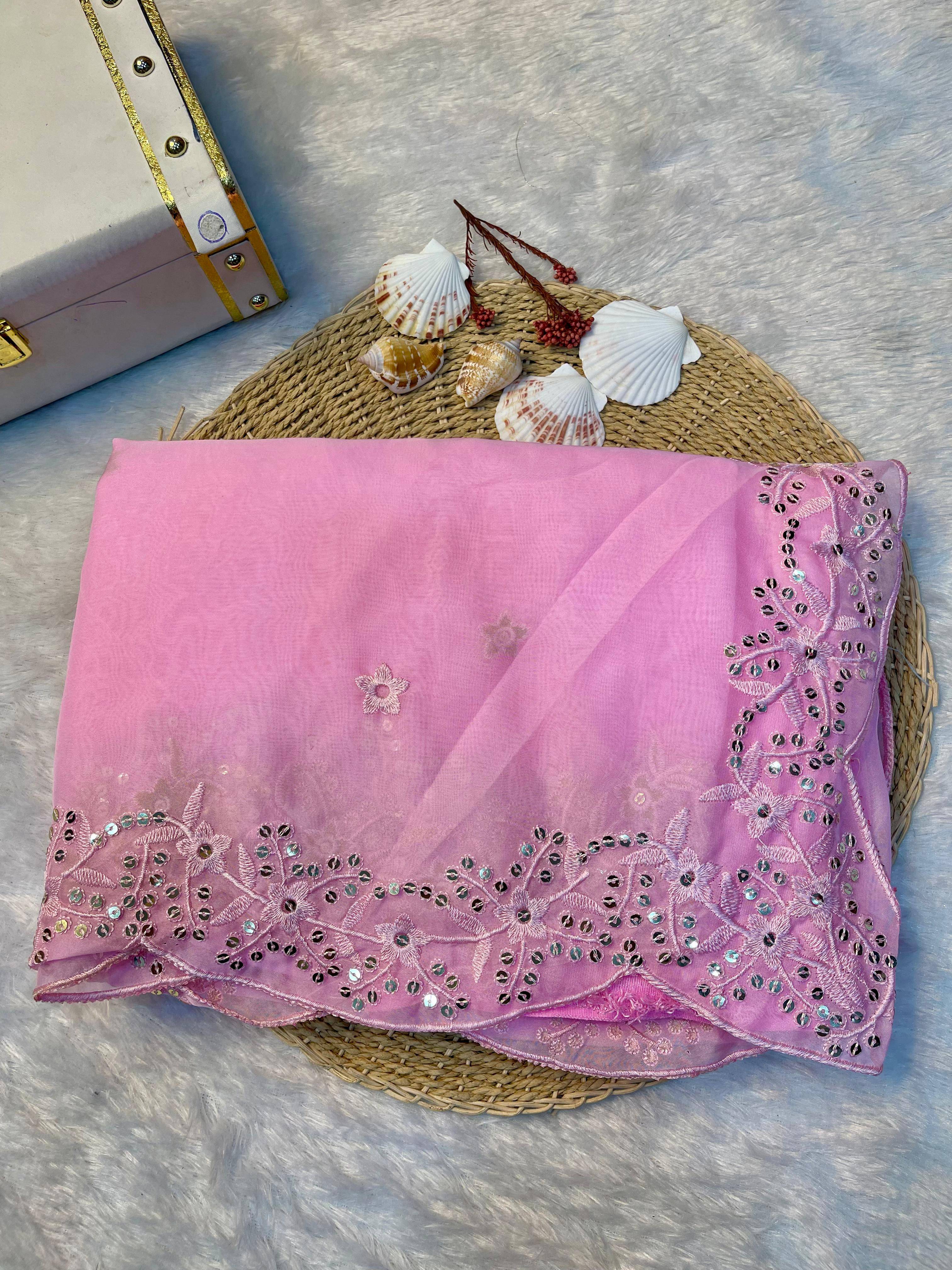Vs-Lalita By Fashid Wholesale 01 To 10 Series Indian Traditional Wear Collection Beautiful Stylish Fancy Colorful Party Wear & Occasional Wear Soft Organza Sarees At Wholesale Price