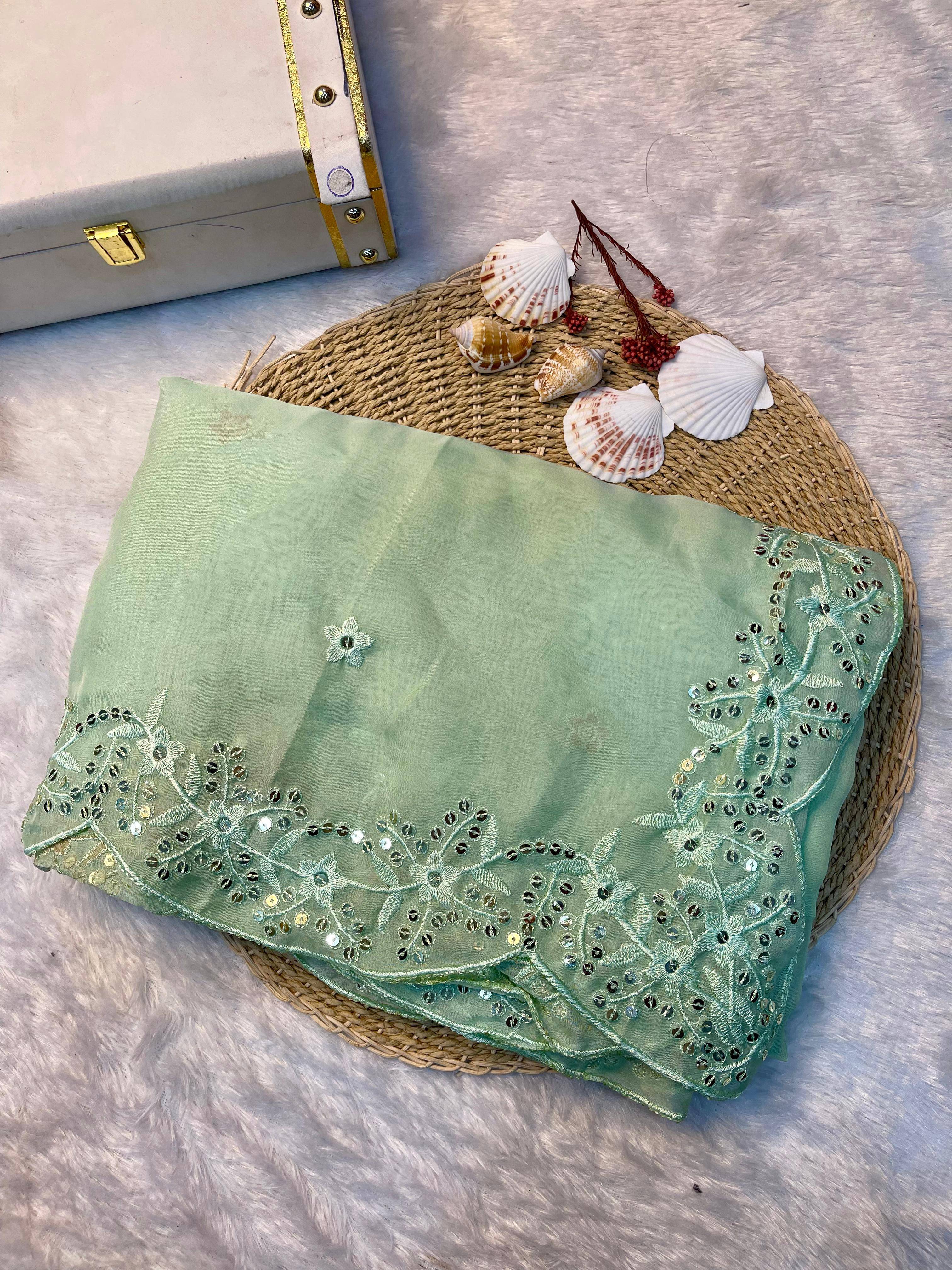 Vs-Lalita By Fashid Wholesale 01 To 10 Series Indian Traditional Wear Collection Beautiful Stylish Fancy Colorful Party Wear & Occasional Wear Soft Organza Sarees At Wholesale Price