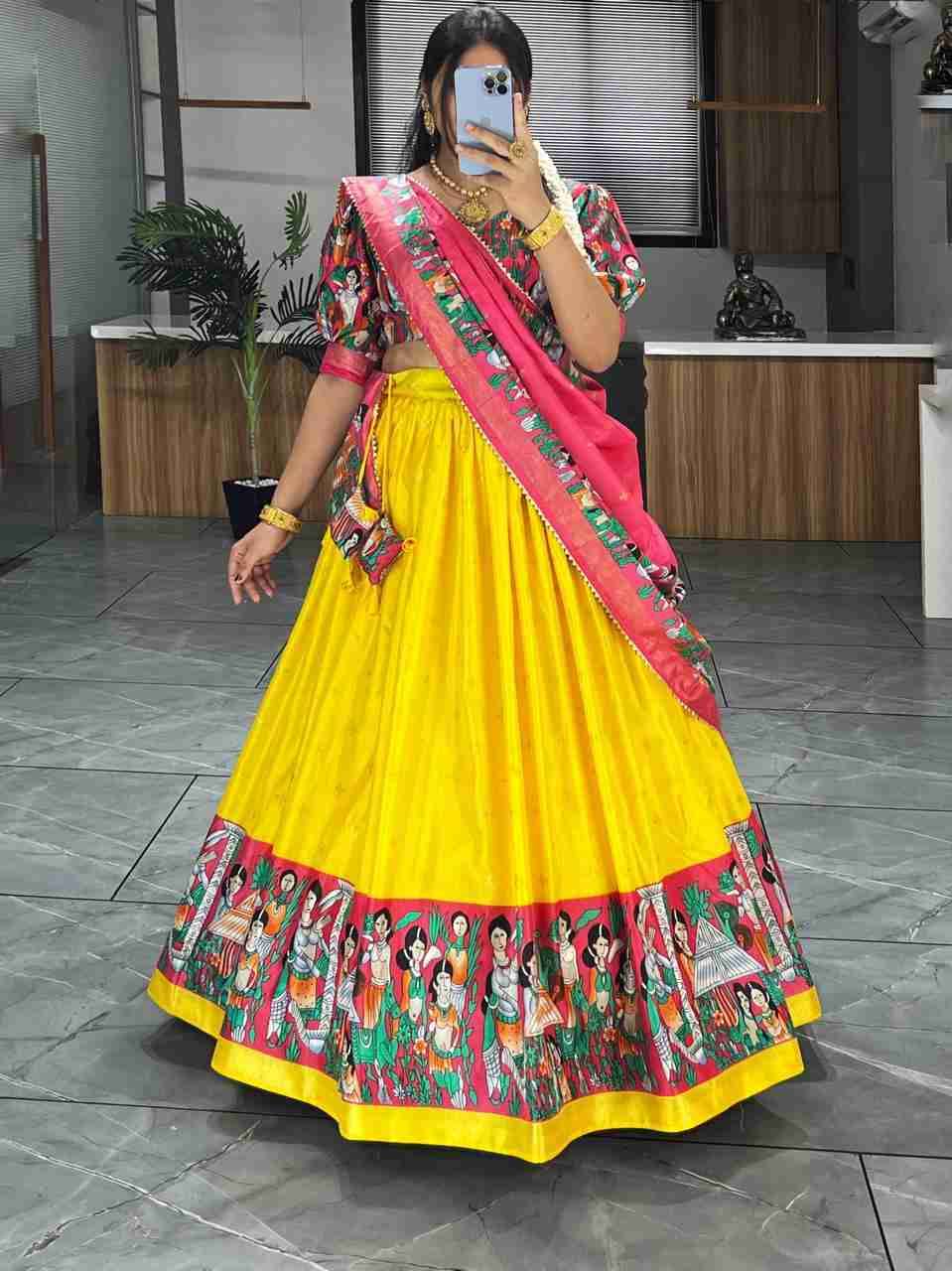 Gr-7108 By Fashid Wholesale 01 To 02 Series Designer Beautiful Navratri Collection Occasional Wear & Party Wear Soft Dola Silk Lehengas At Wholesale Price