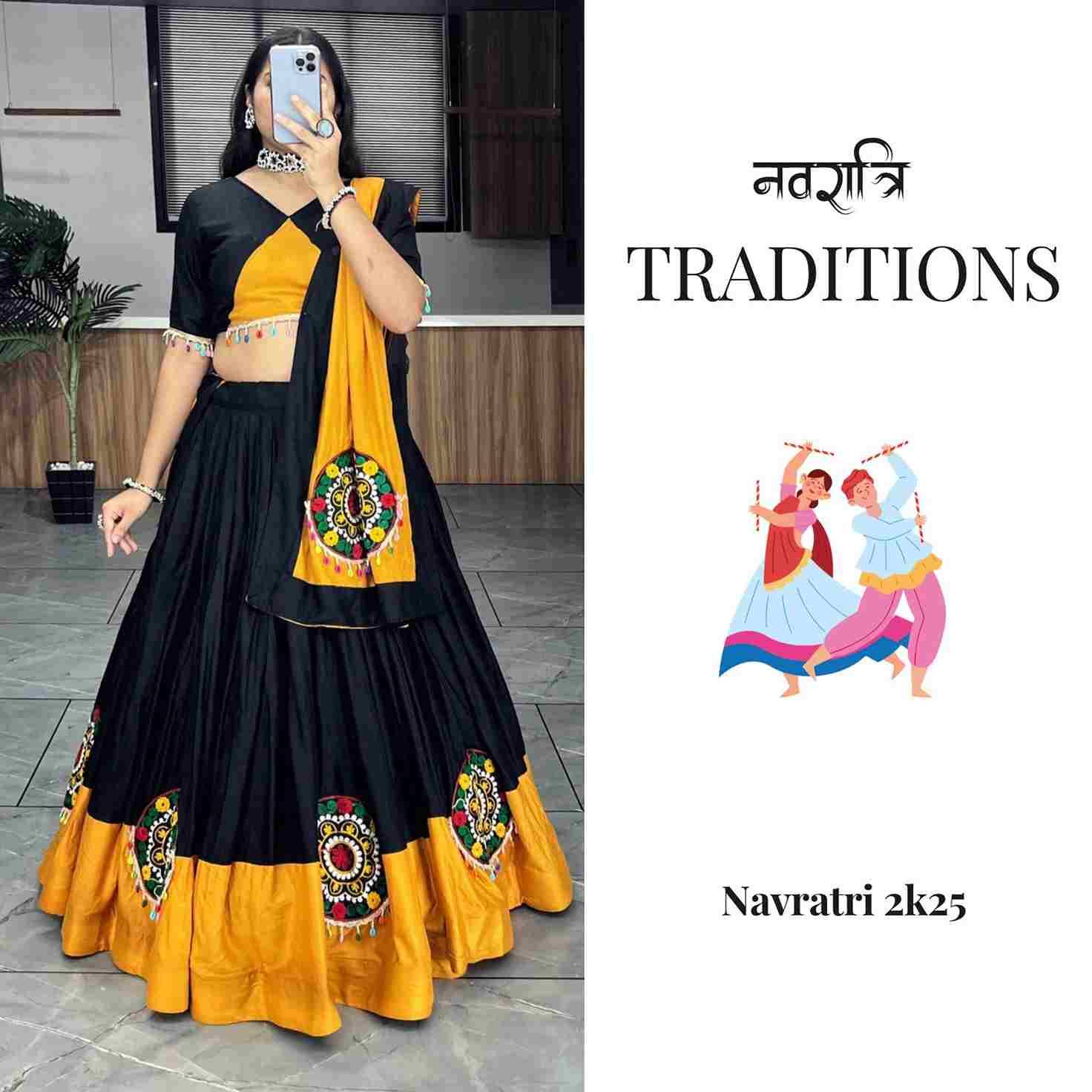 Gr-8019 By Fashid Wholesale Navratri Wear Collection Beautiful Stylish Colorful Fancy Party Wear & Occasional Wear Pure Rayon Cotton Lehengas At Wholesale Price